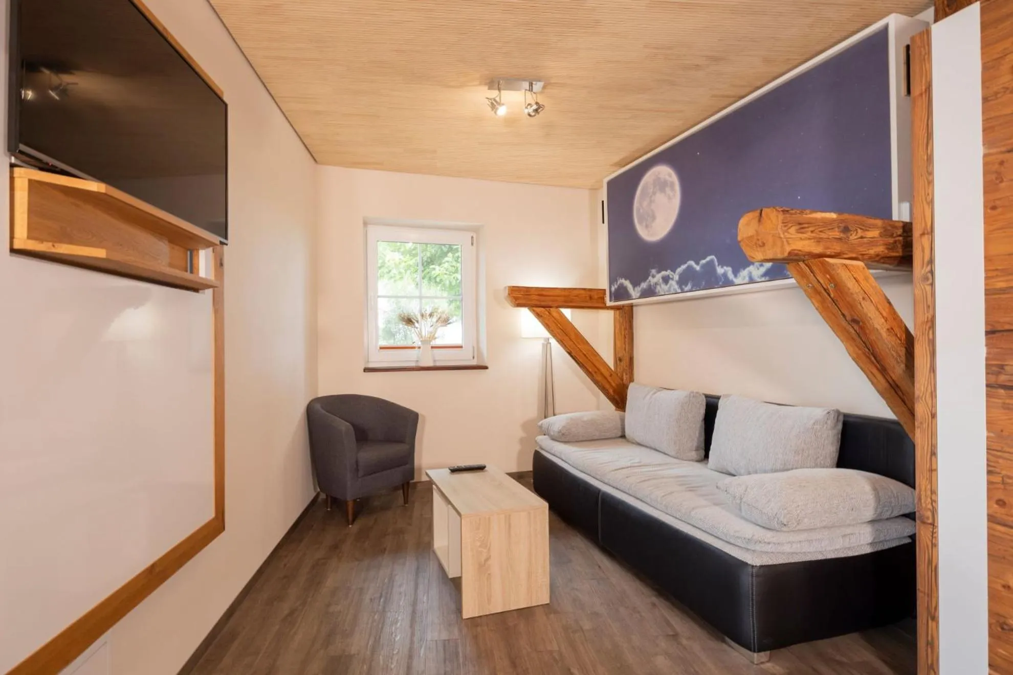 Living room, Bed in Gasthaus Amboss