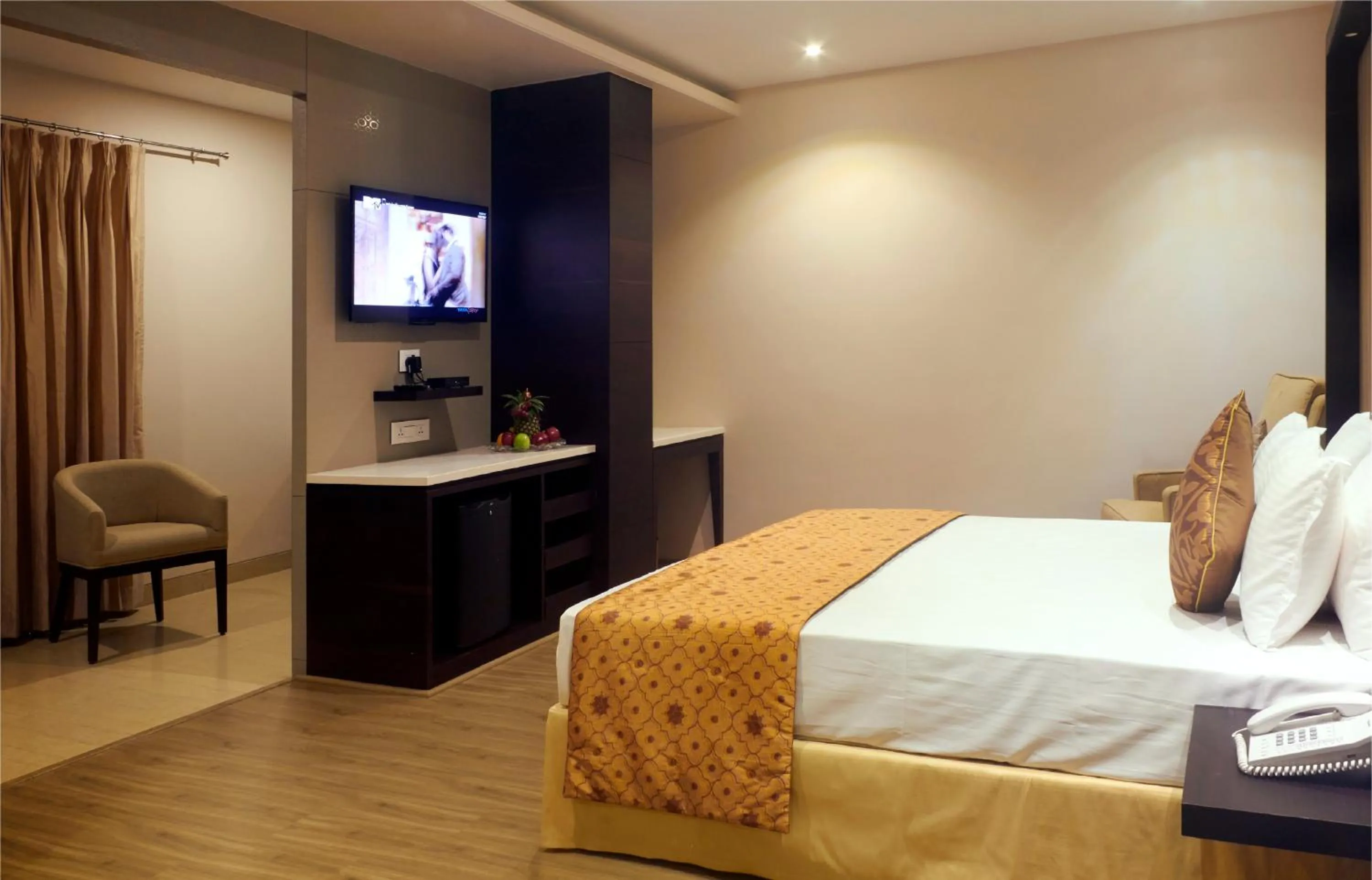 Bed in Hotel Palacio