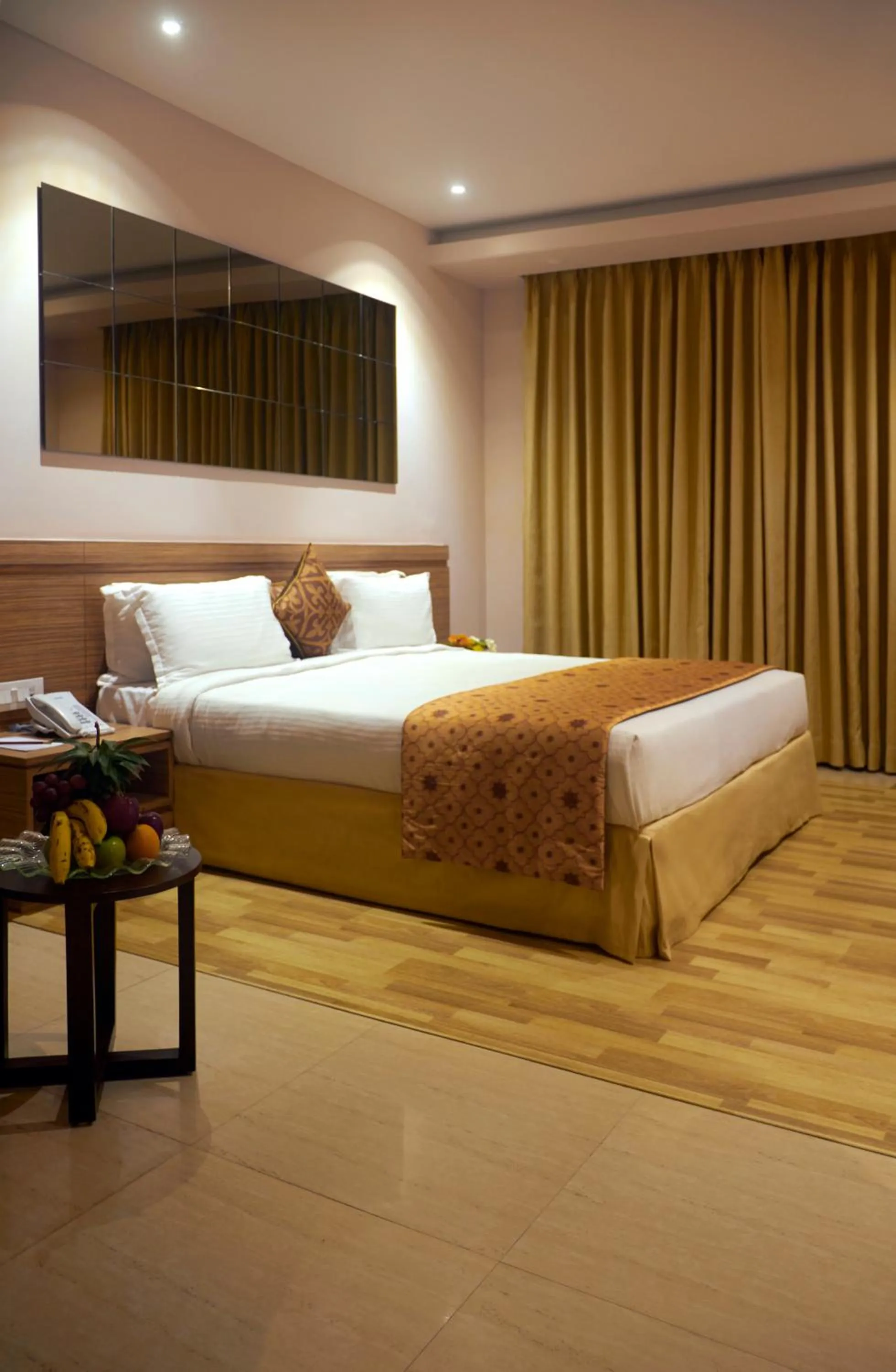 Bed in Hotel Palacio