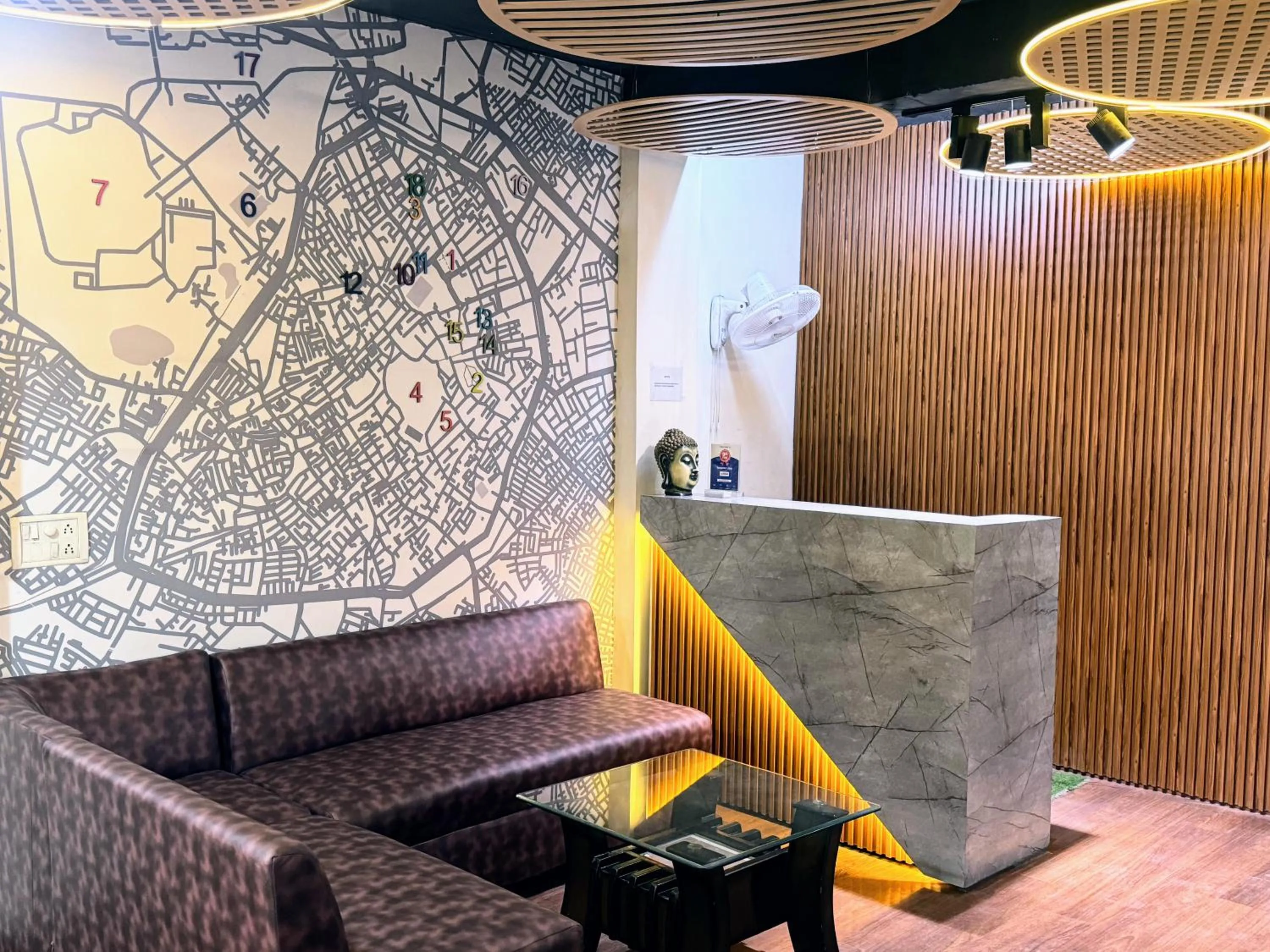 Lobby or reception in Backpacker's Nest