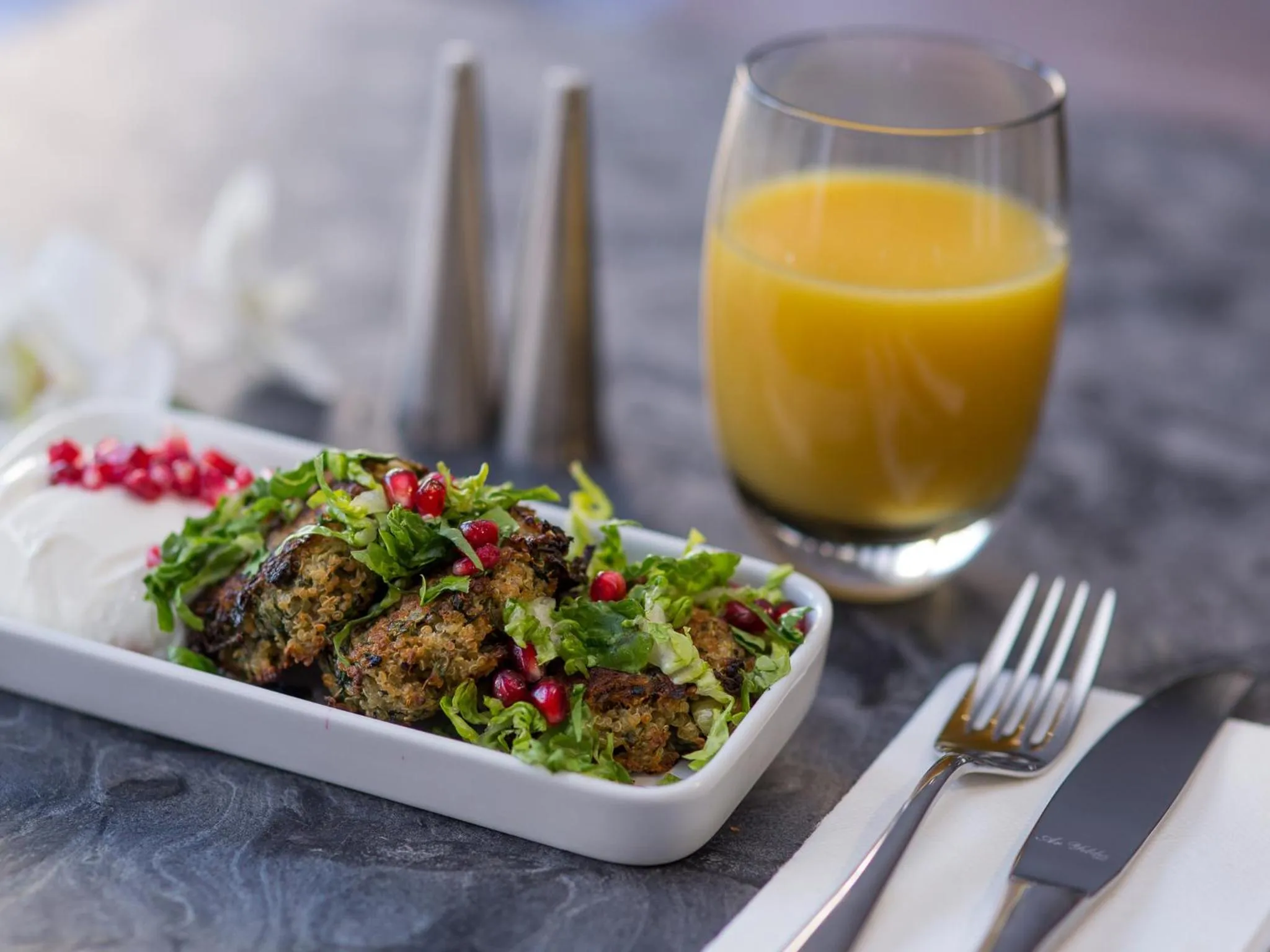 Food close-up in Maroon Hotel Pera