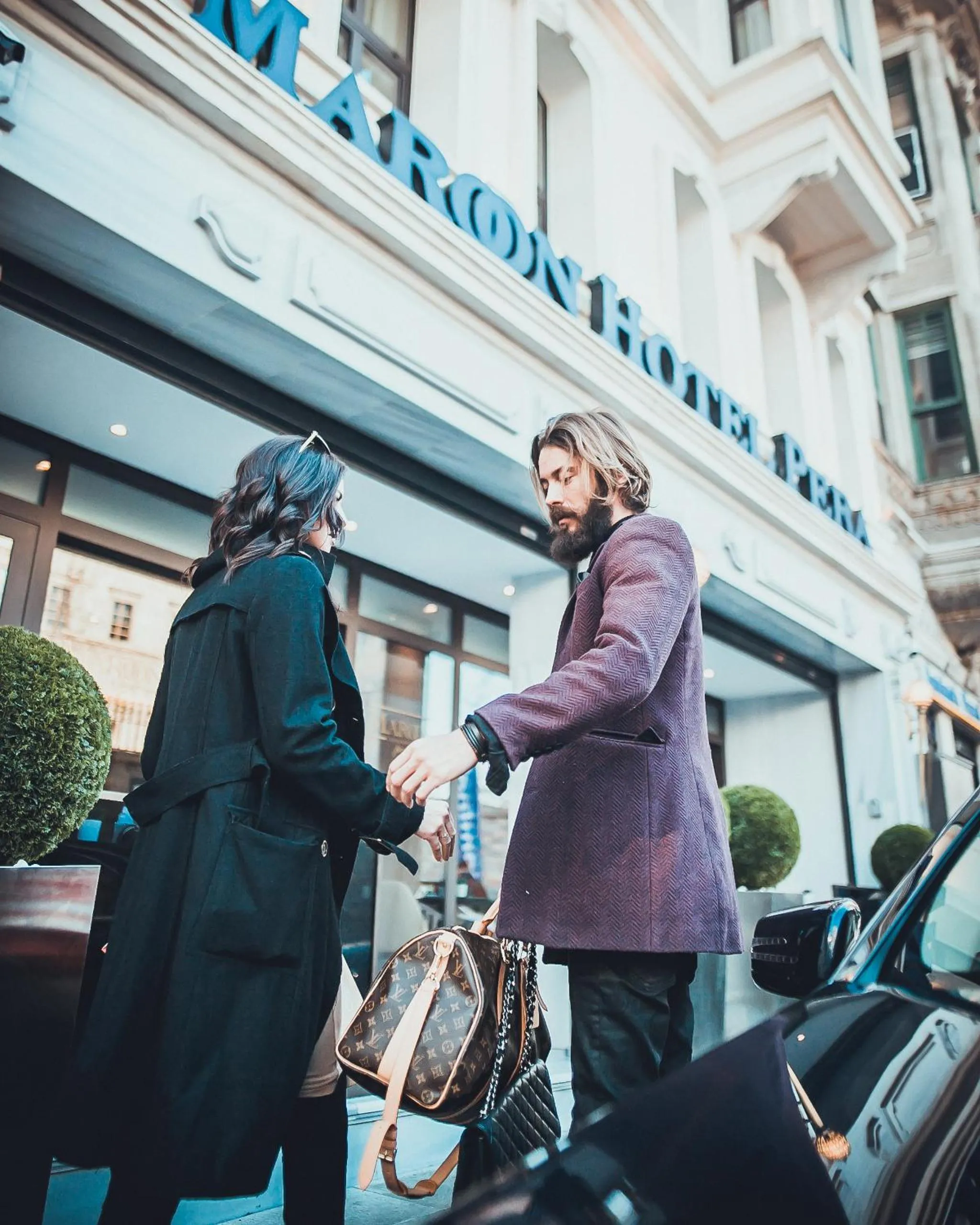 Facade/entrance in Maroon Hotel Pera