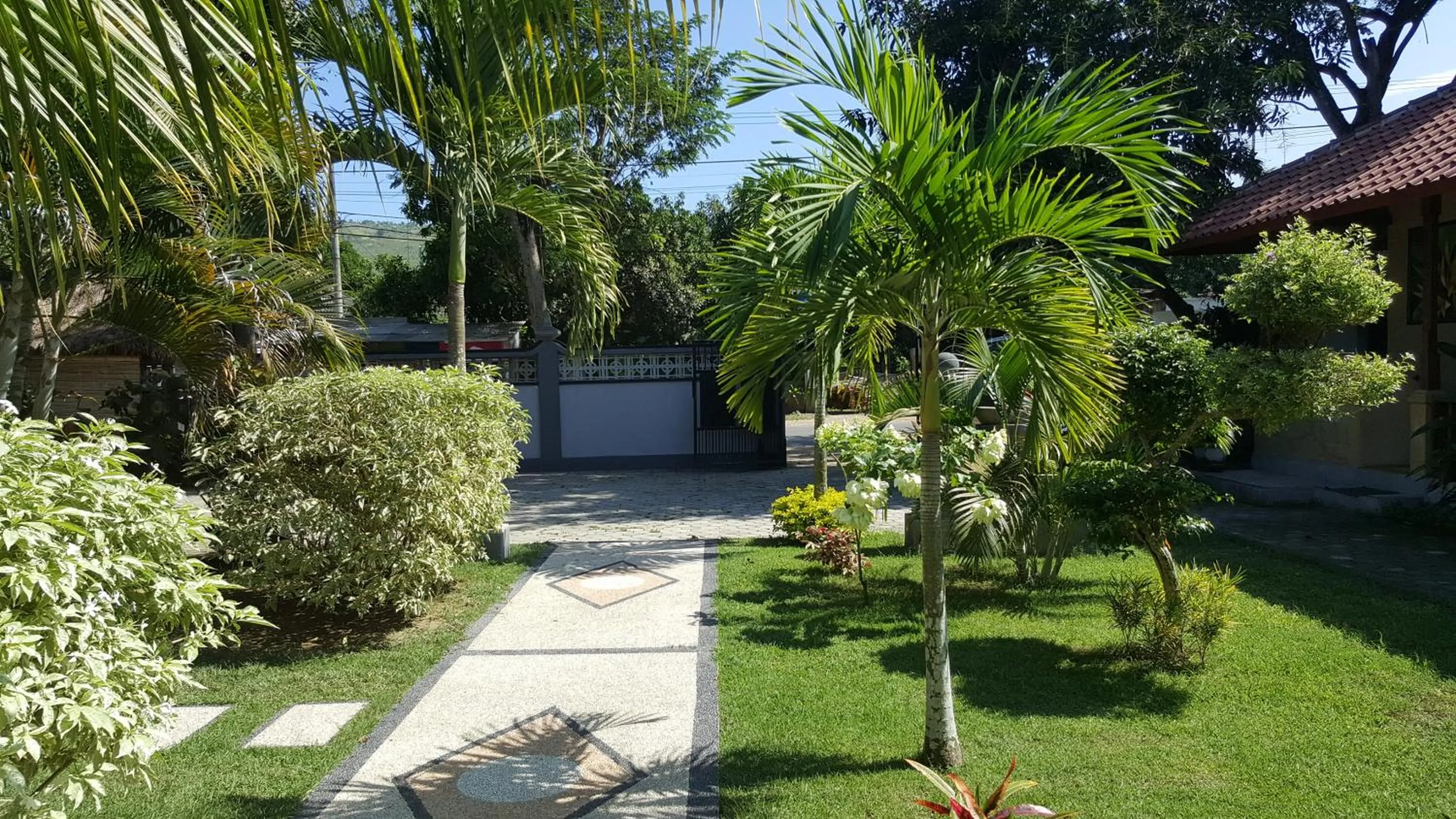 Garden in Sari Inn Kuta Lombok