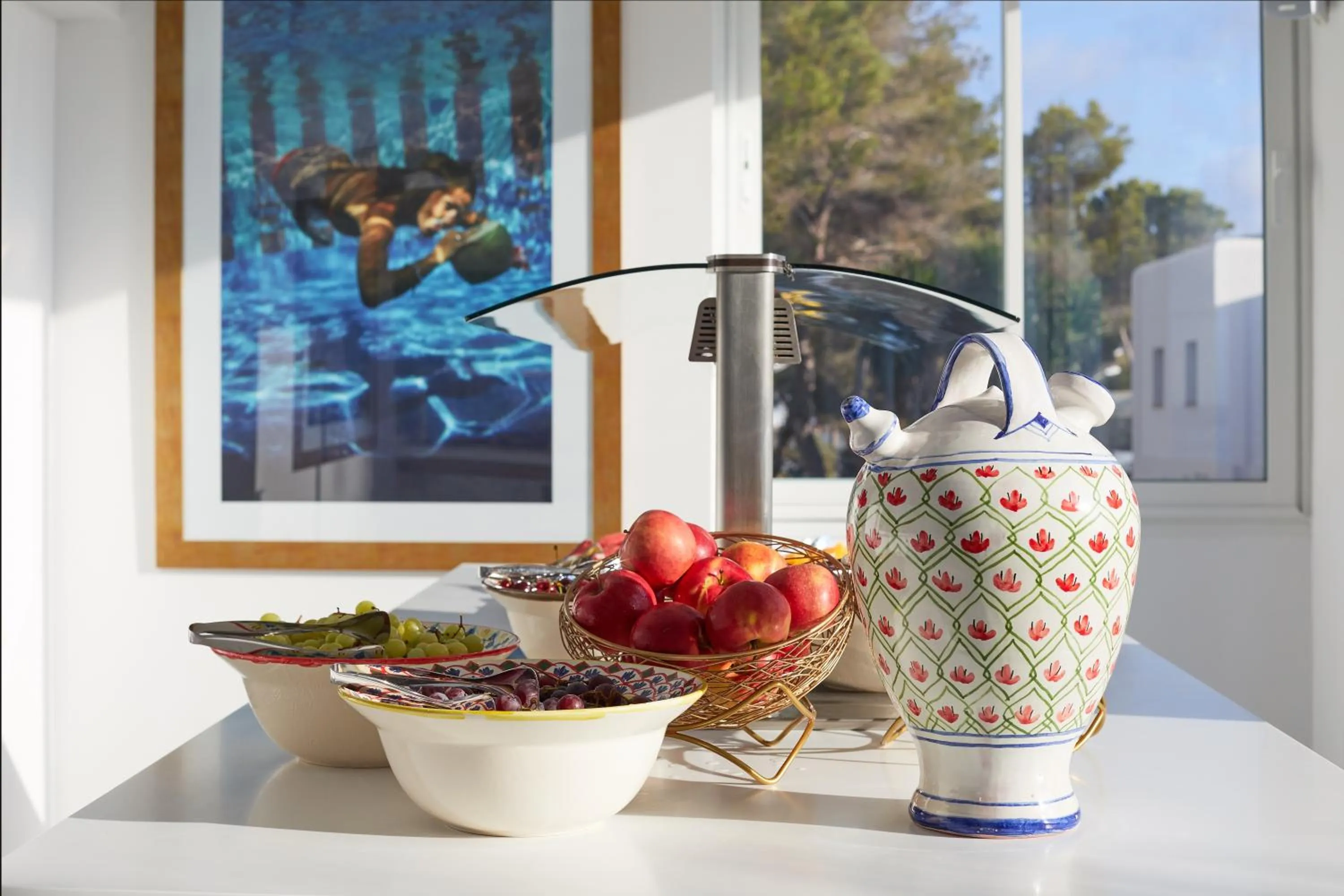 Buffet breakfast in Hotel Mongibello Ibiza