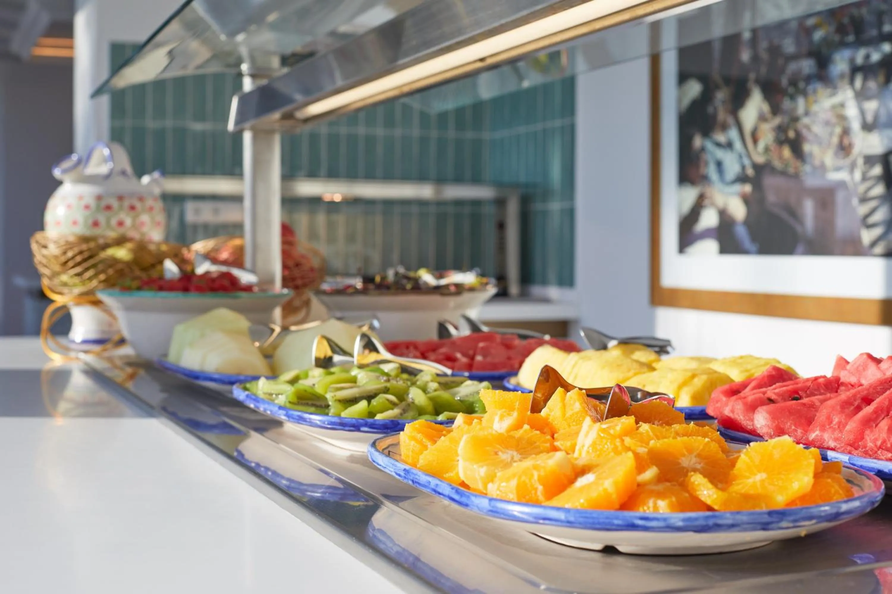 Buffet breakfast in Hotel Mongibello Ibiza