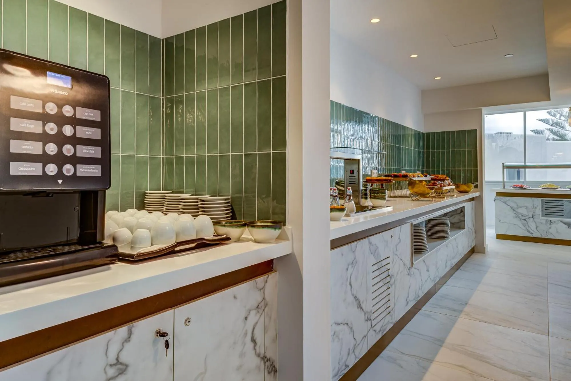 Buffet breakfast in Hotel Mongibello Ibiza