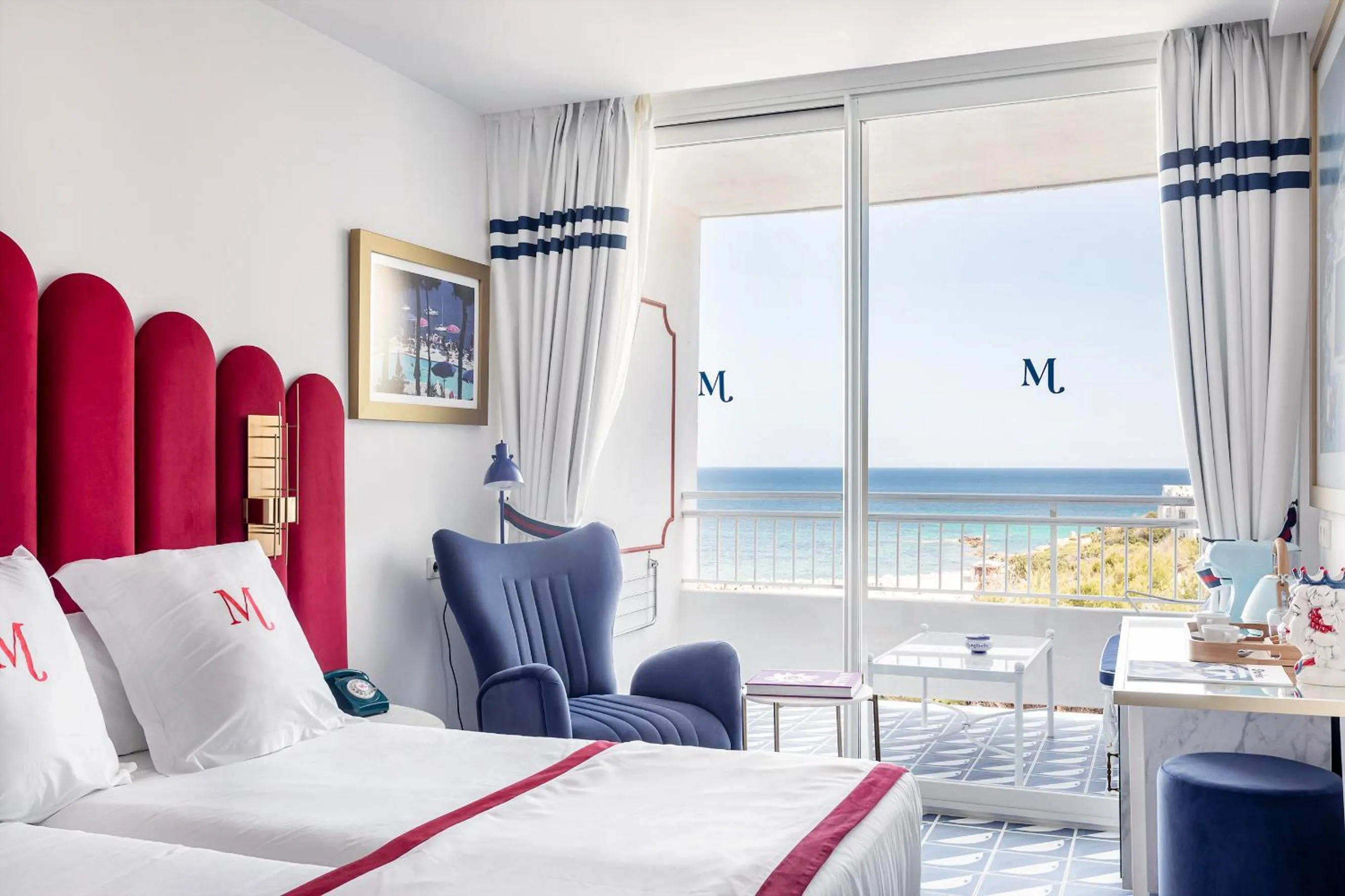 Bed in Hotel Mongibello Ibiza