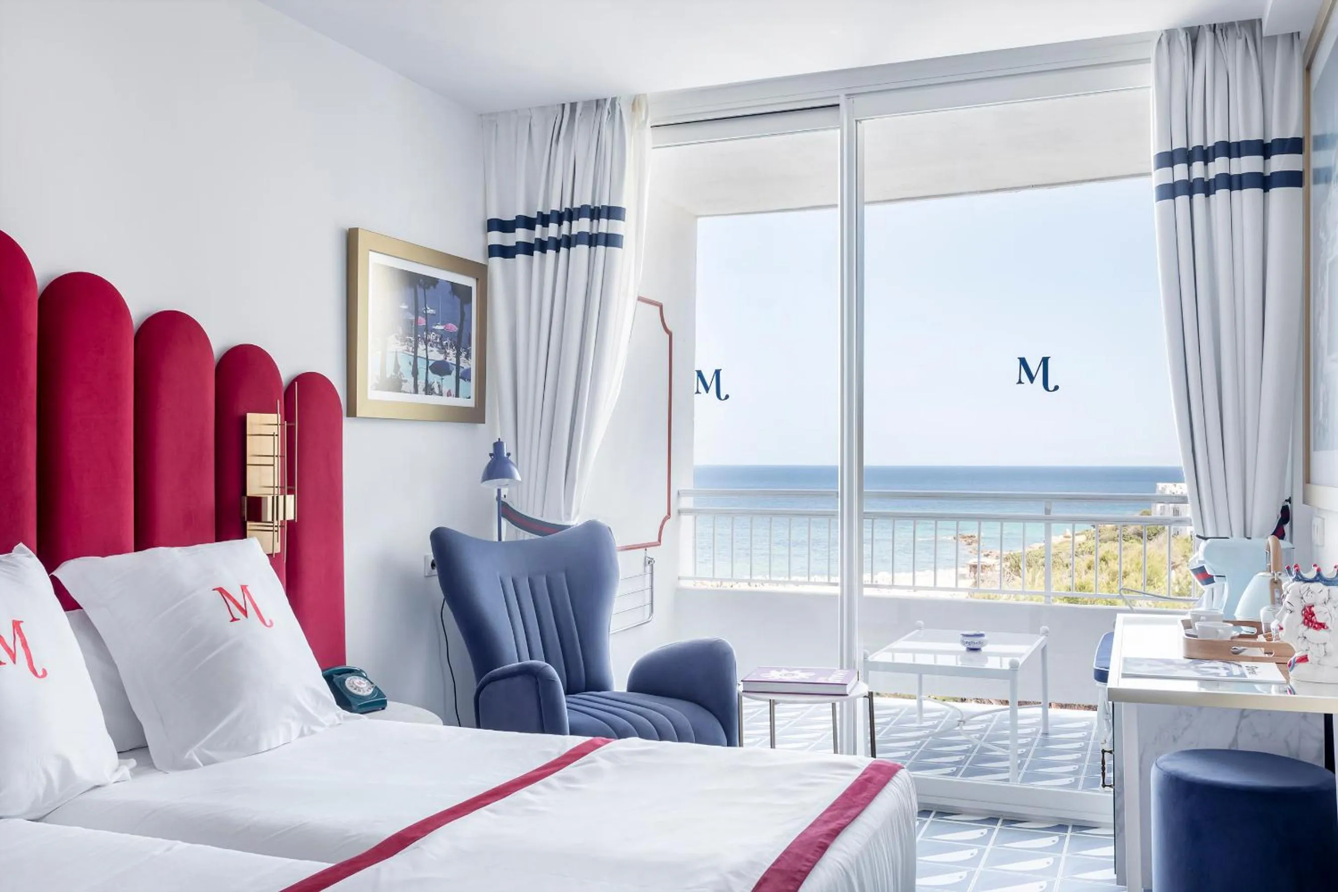 Bed in Hotel Mongibello Ibiza