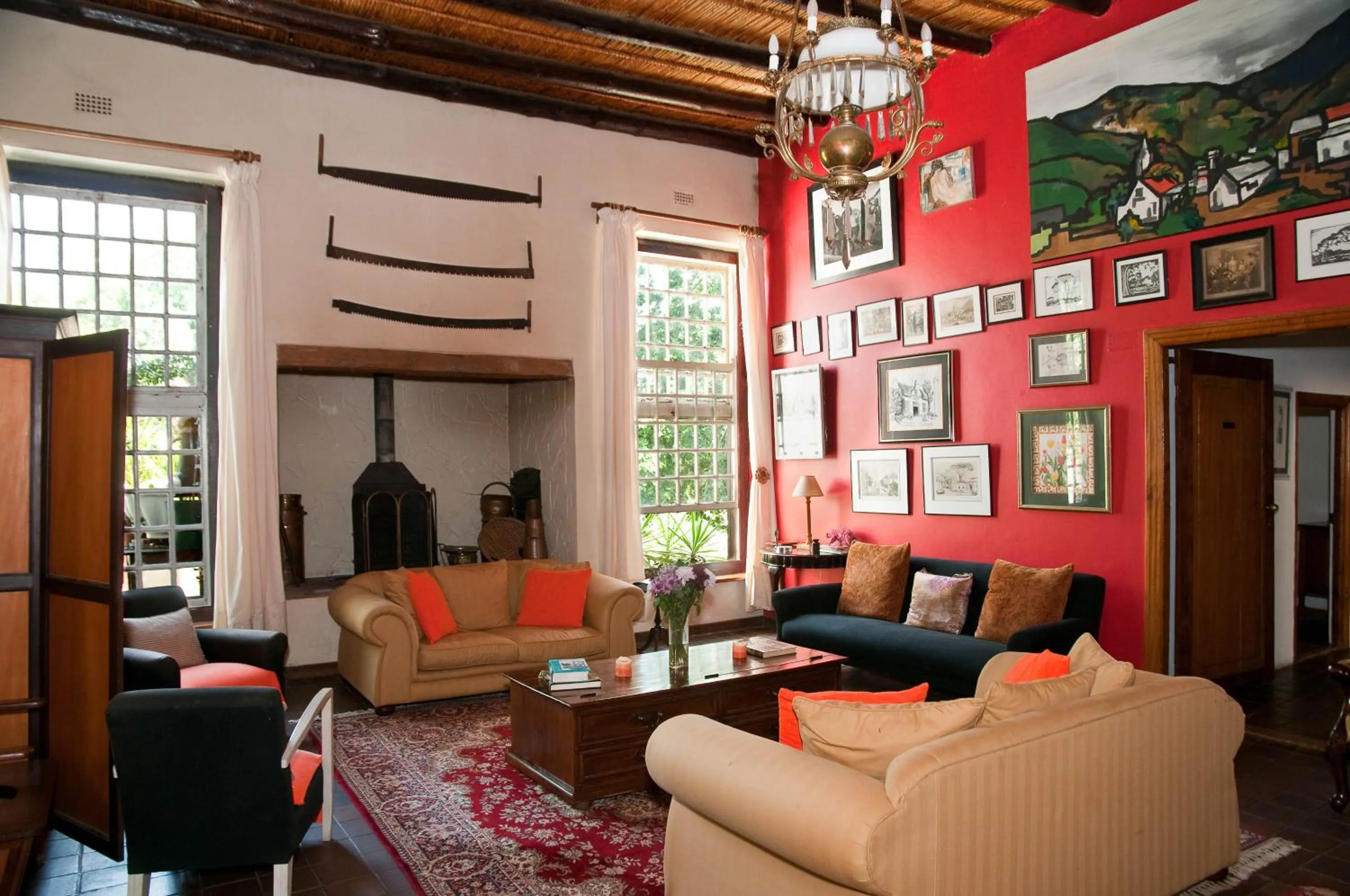 Communal lounge/ TV room in Wittedrift Manor House