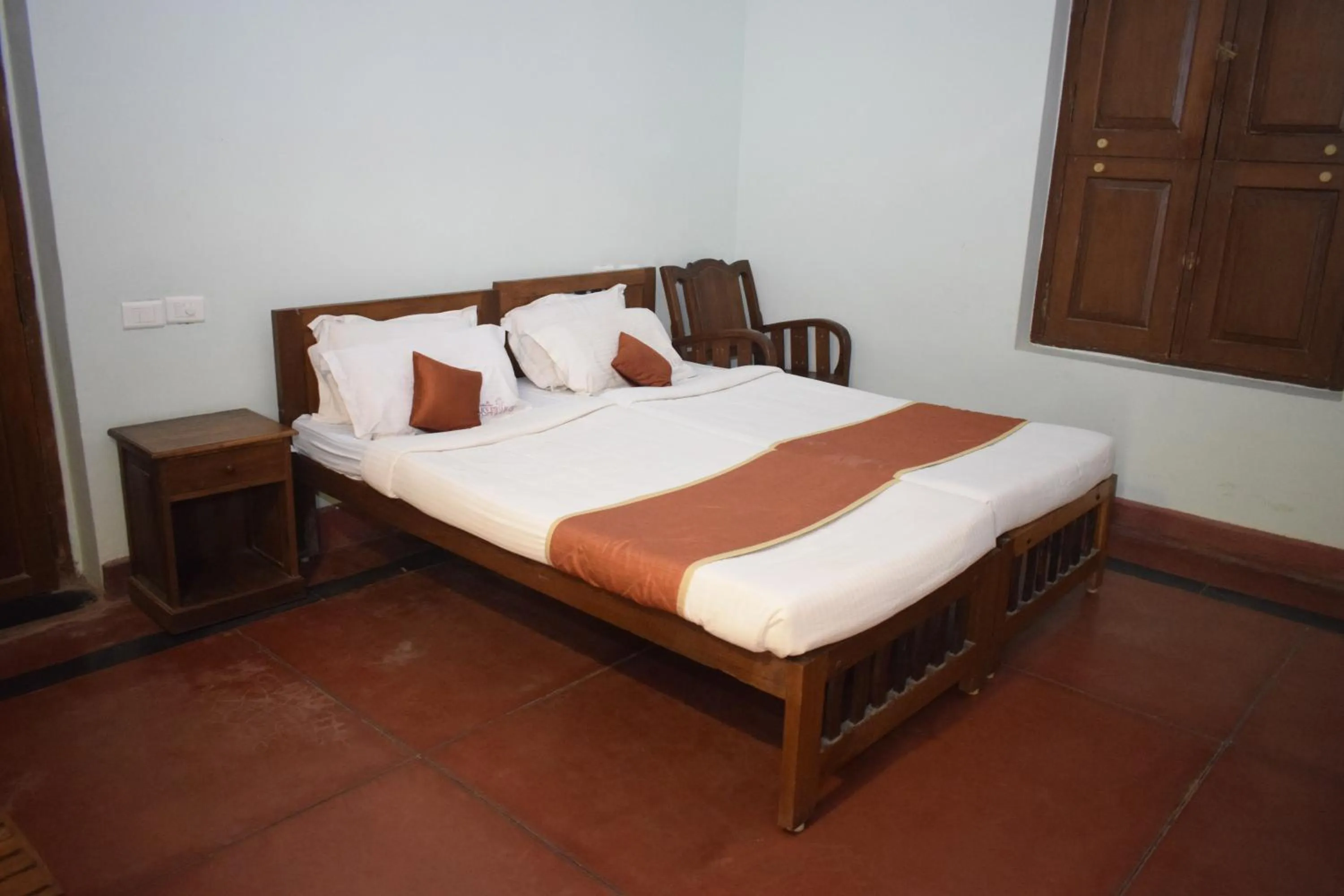 Bed in Lakshmi Vilas