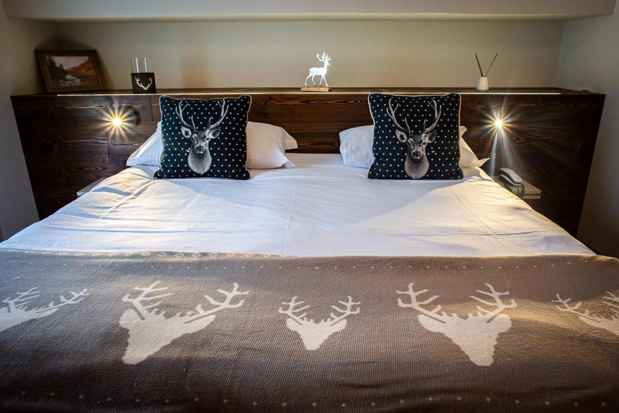 Bedroom, Bed in Hotel De Champoluc