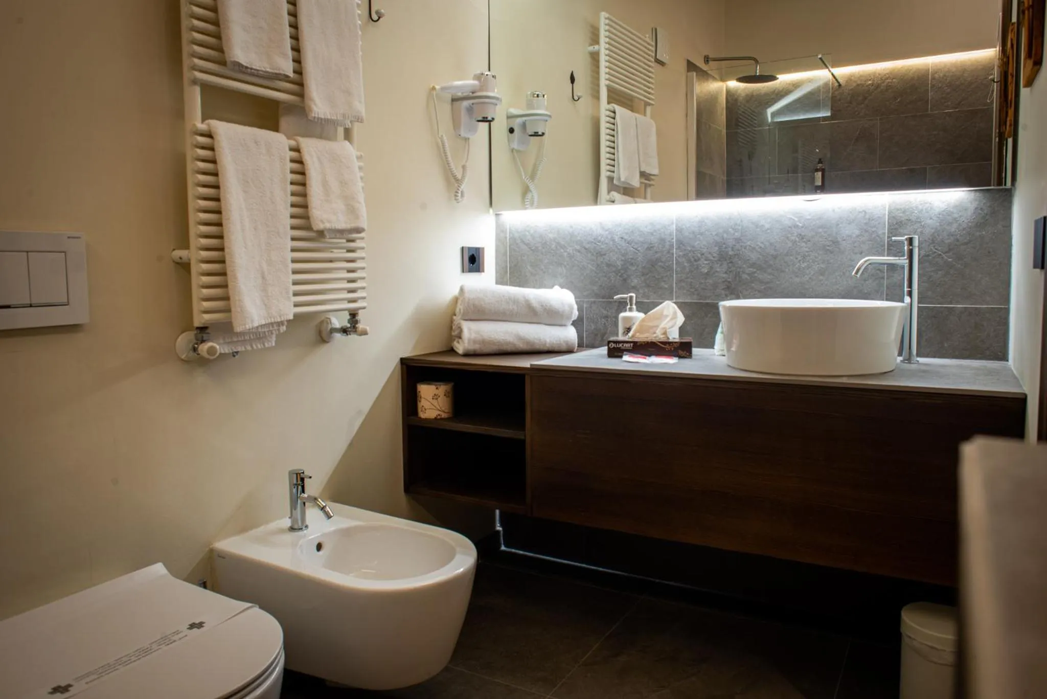 Bathroom in Hotel De Champoluc