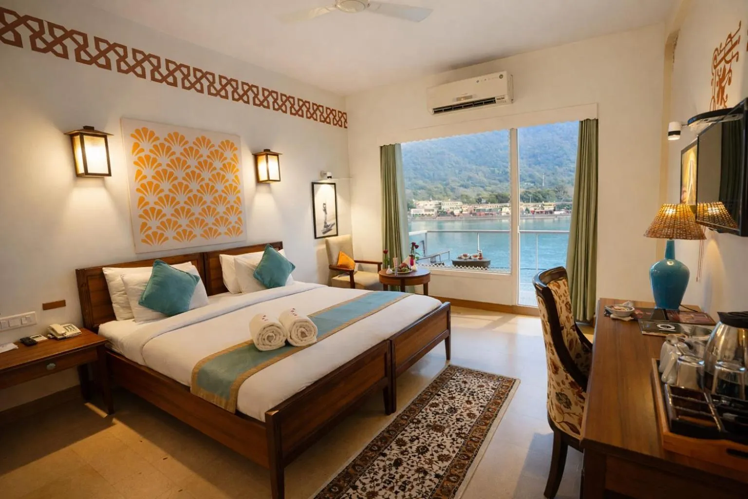 Bed in Yog Niketan By Sanskriti