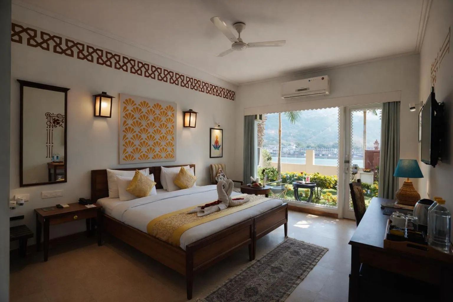 Bed in Yog Niketan By Sanskriti