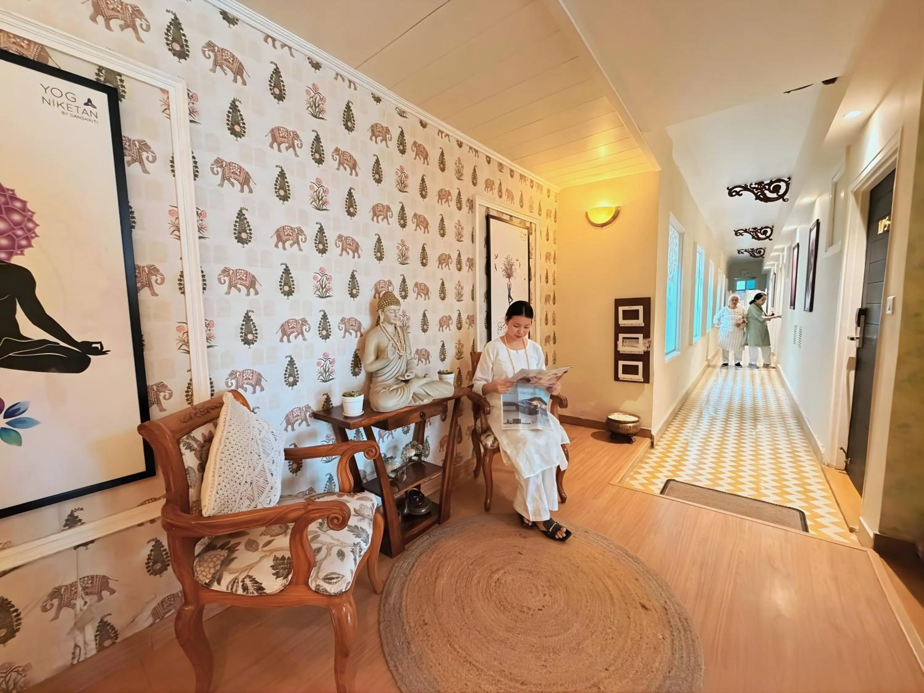 Area and facilities in Yog Niketan By Sanskriti