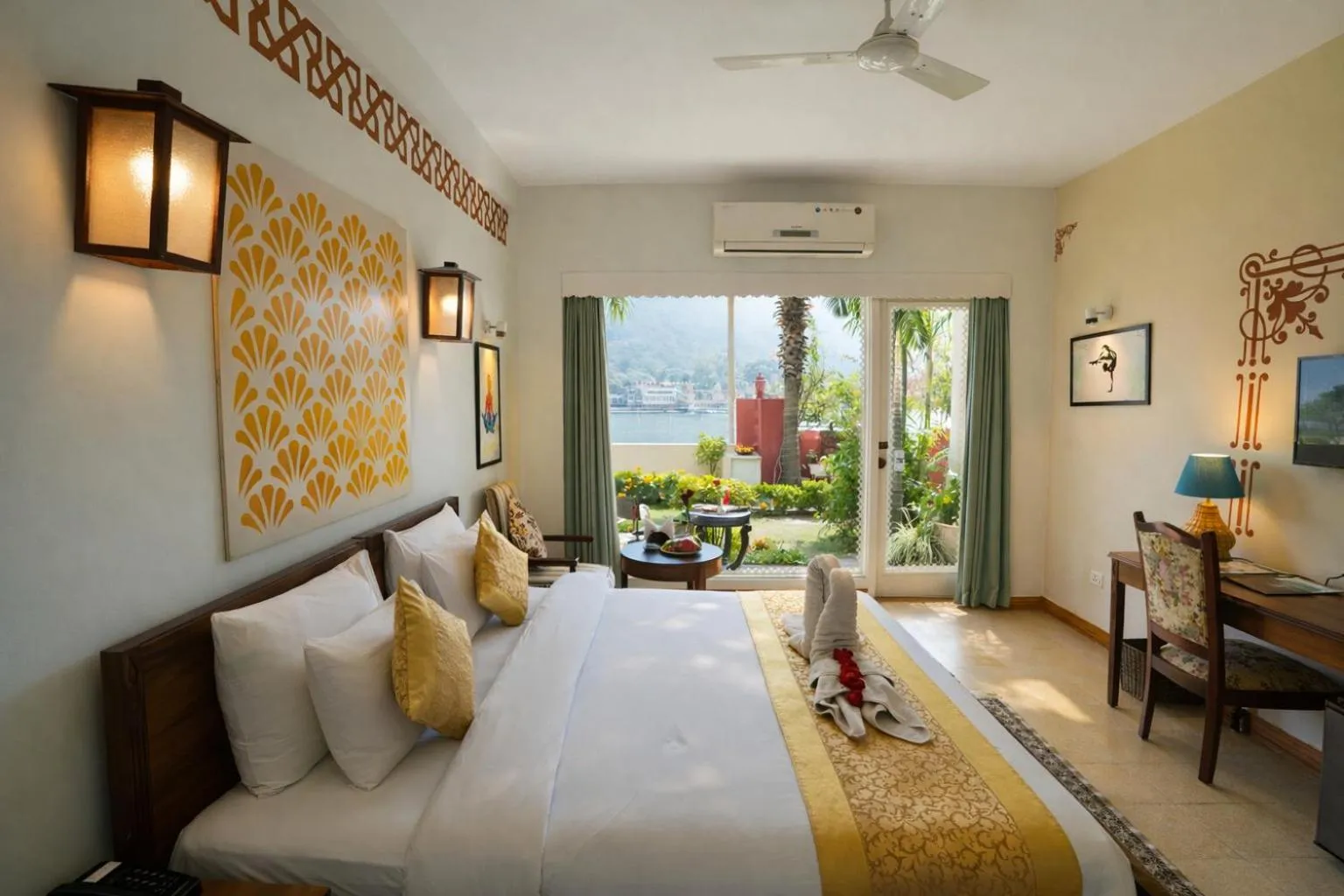 Bed in Yog Niketan By Sanskriti