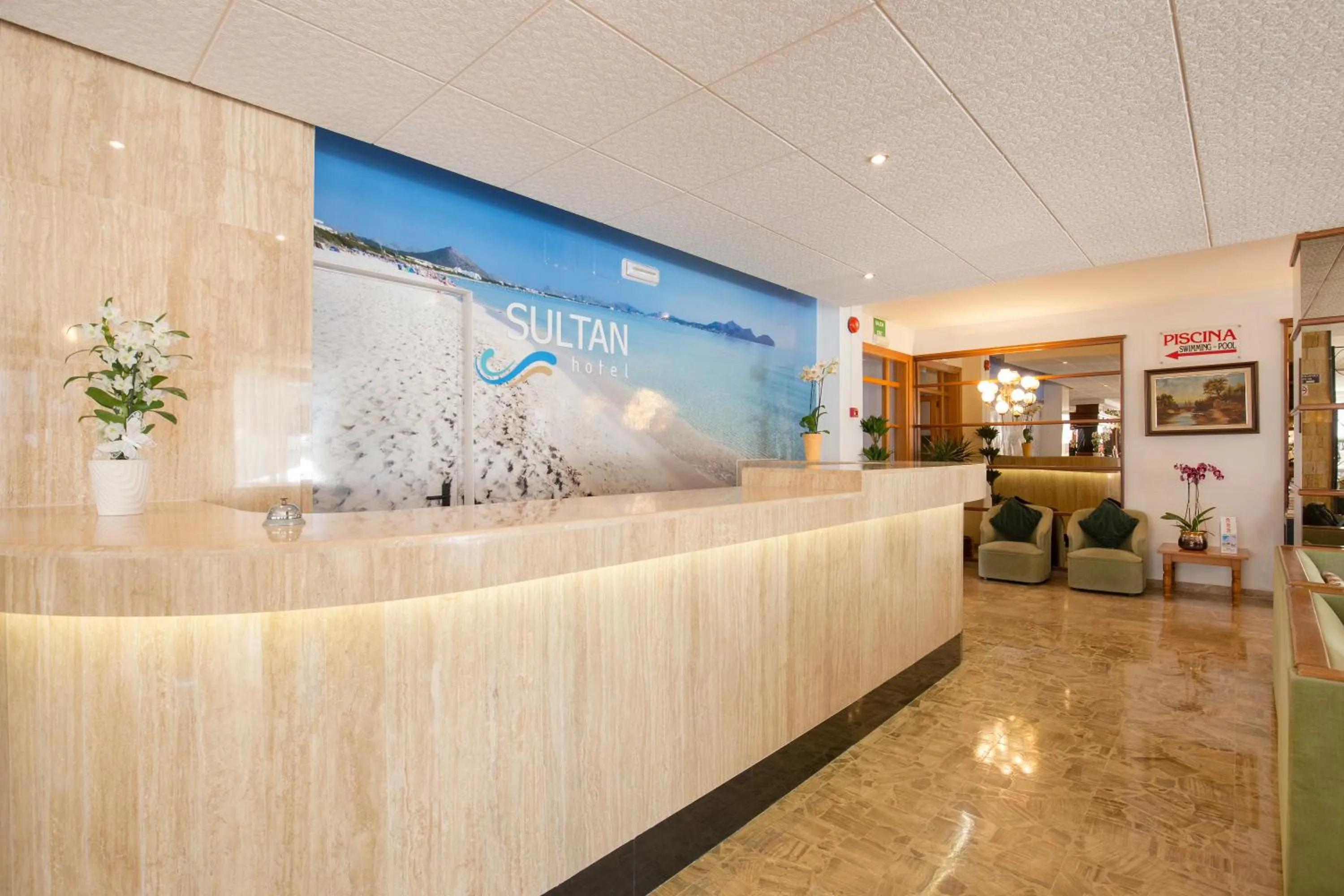 Lobby or reception in Hotel Sultán