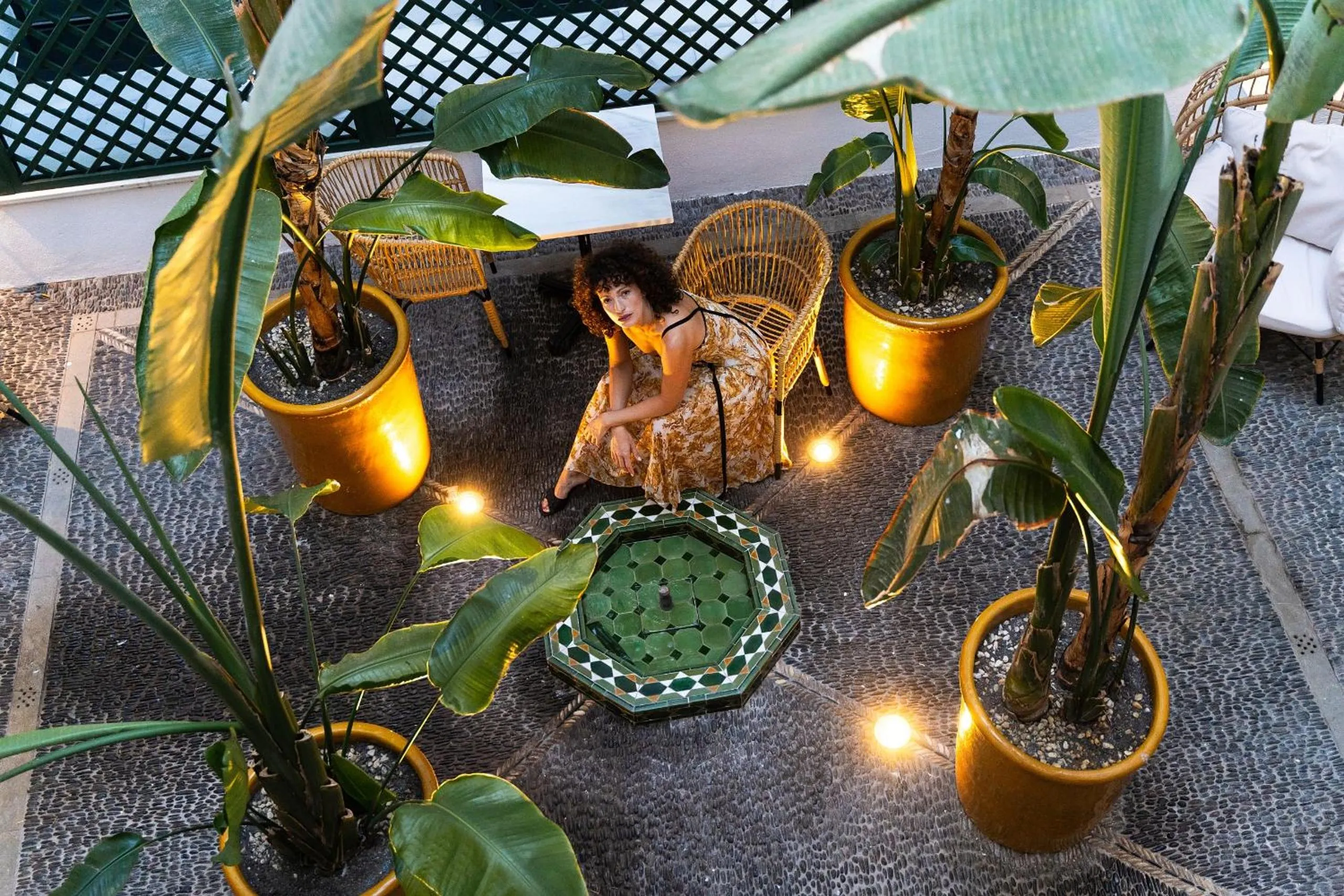 Patio in Room Mate Collection Valeria, Málaga