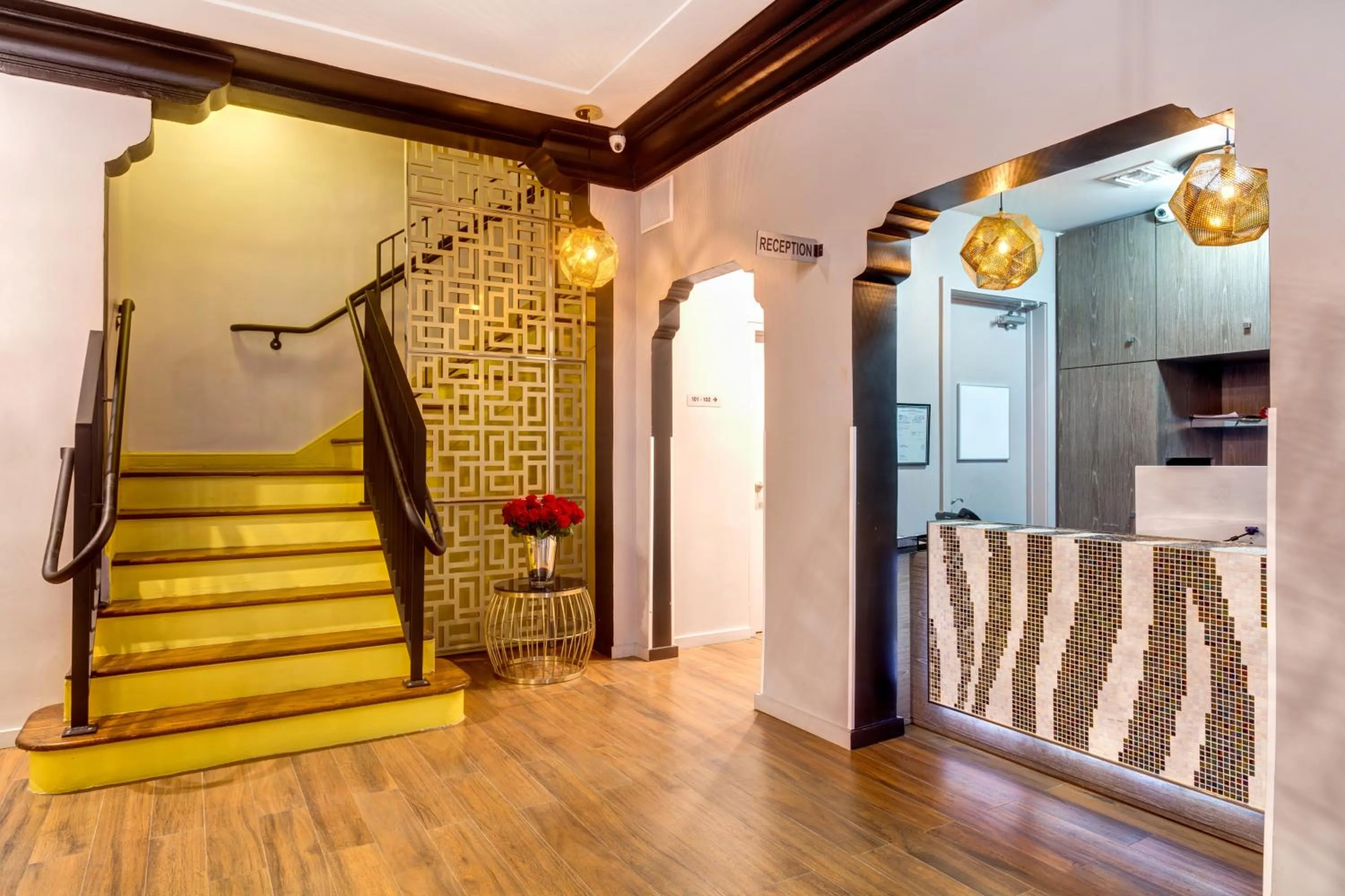 Lobby or reception in L Hotel