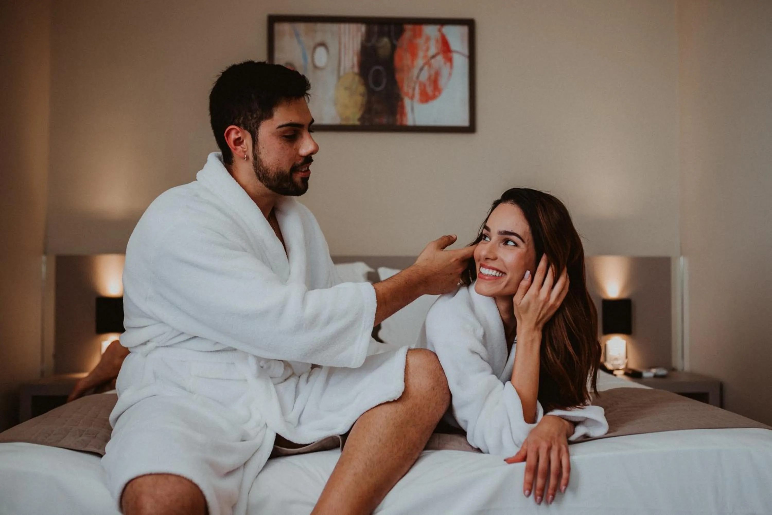 Bed in Pousada Molinha