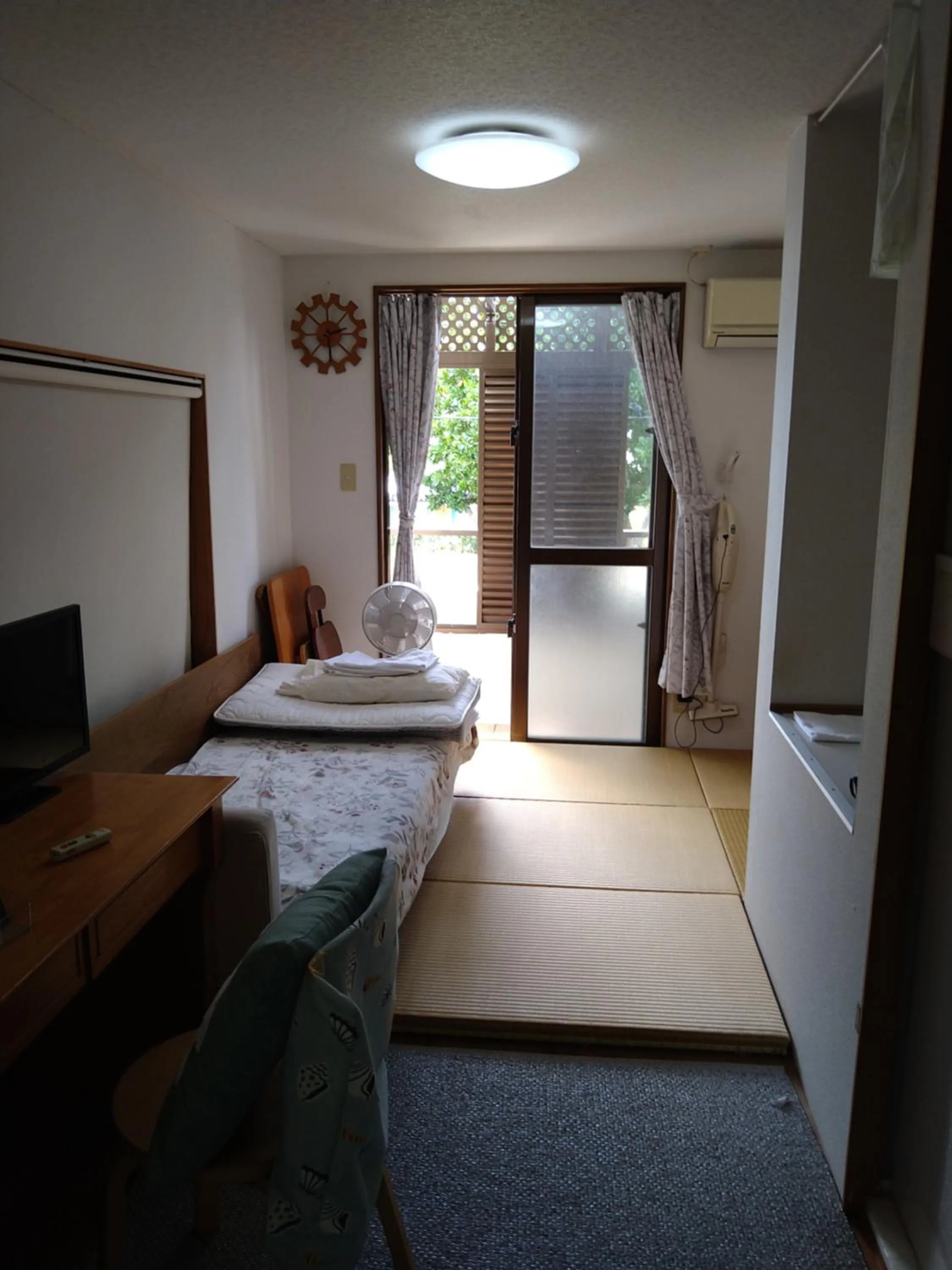 Bed in Minshuku Zabaru