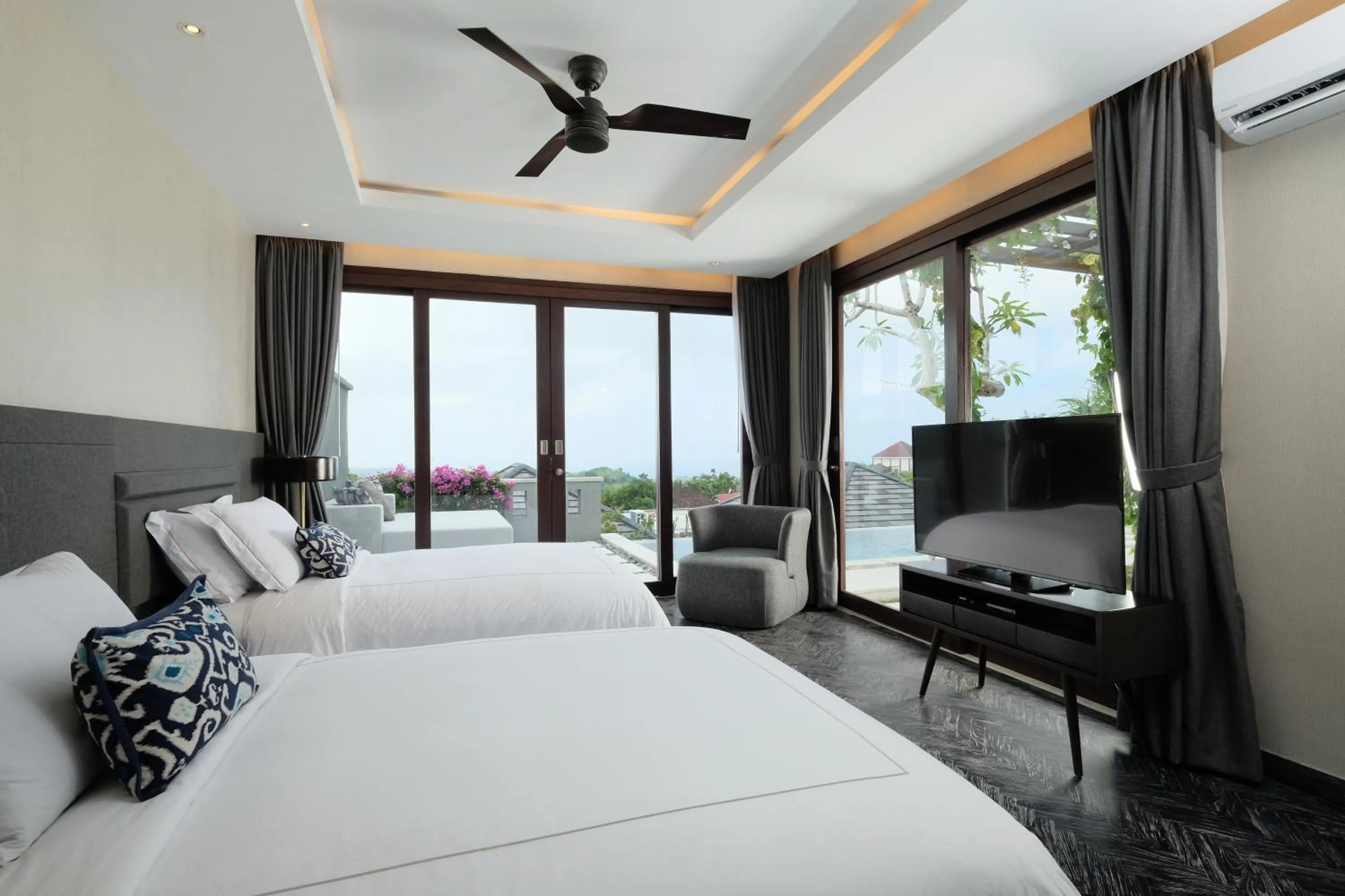 Bedroom, Bed in Prasana Villas by Arjani Resorts