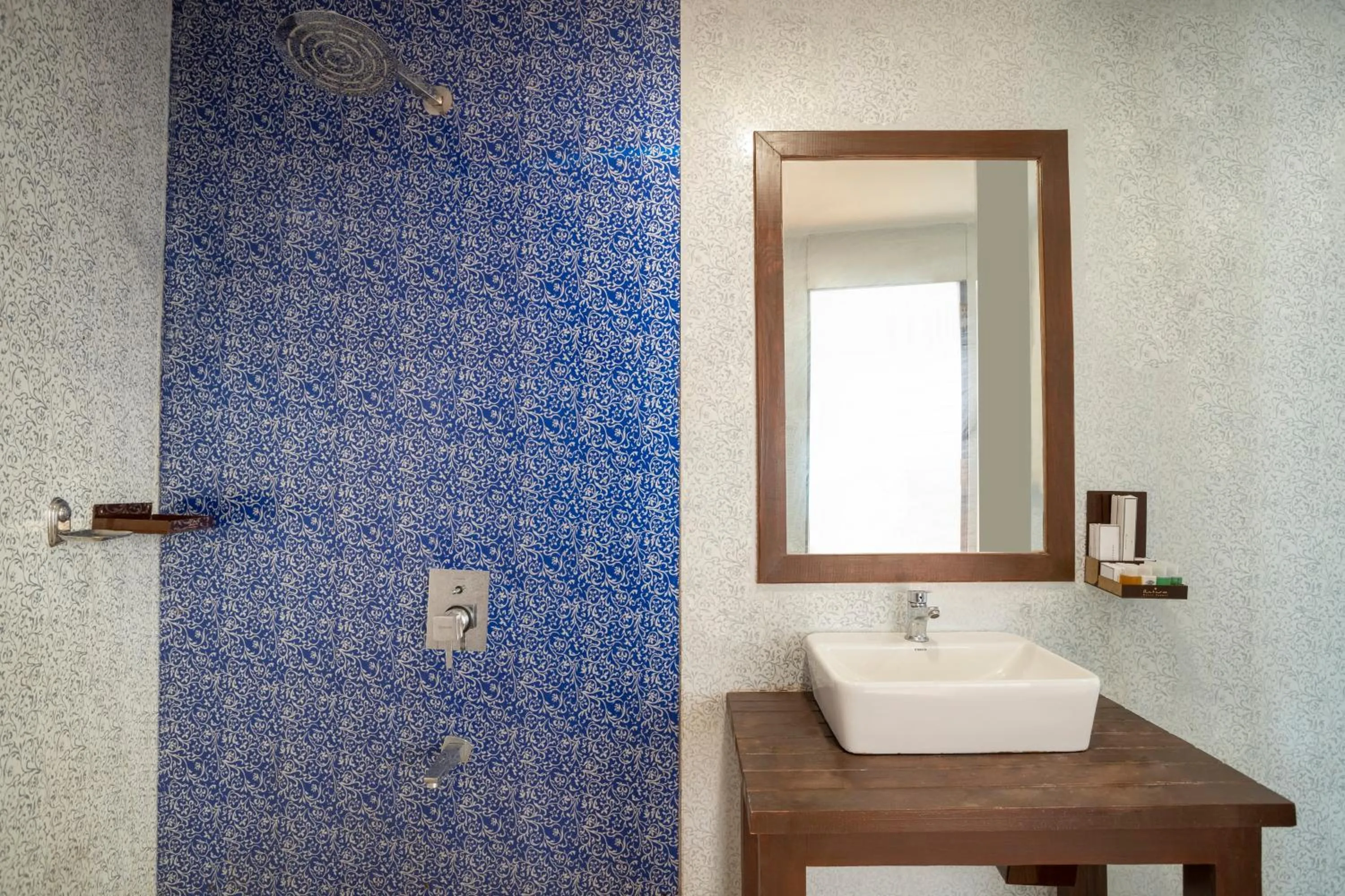 Shower, Bathroom in Antares Beach Resort, Vagator