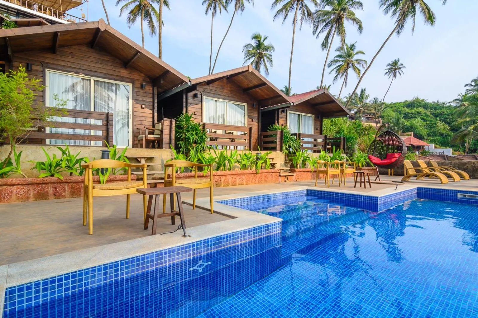 Swimming pool, Property Building in Antares Beach Resort, Vagator