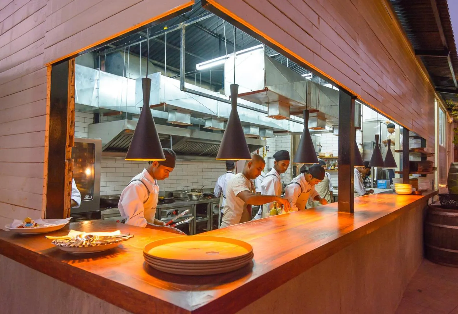 Staff in Antares Beach Resort, Vagator