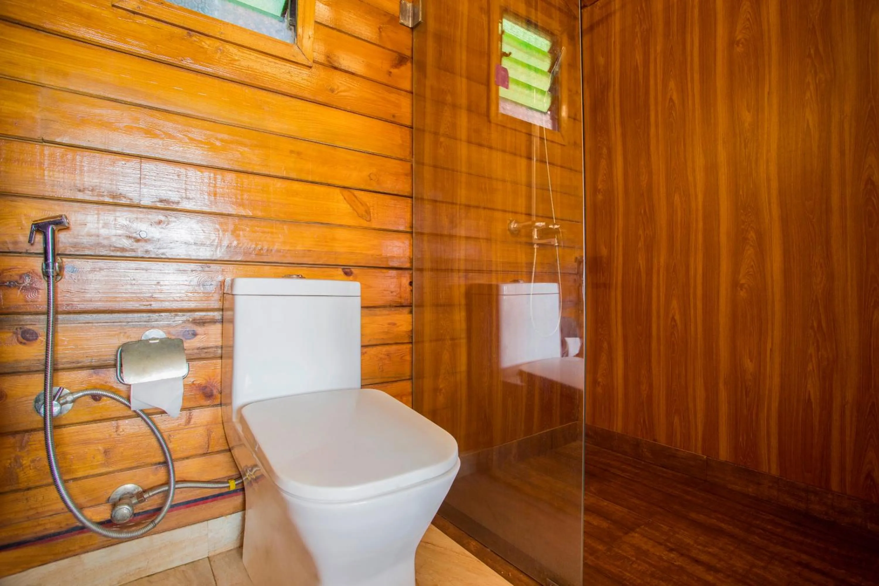 Toilet, Bathroom in Antares Beach Resort, Vagator