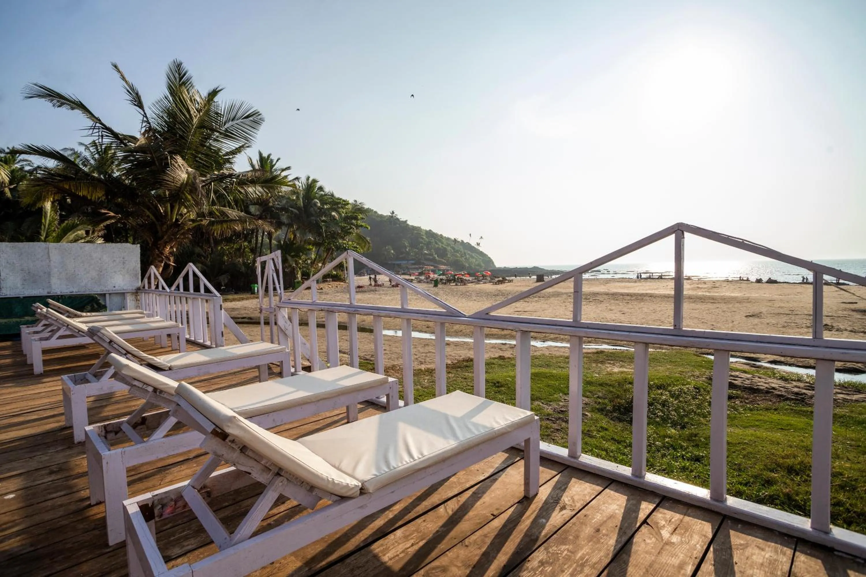 Beach in Antares Beach Resort, Vagator