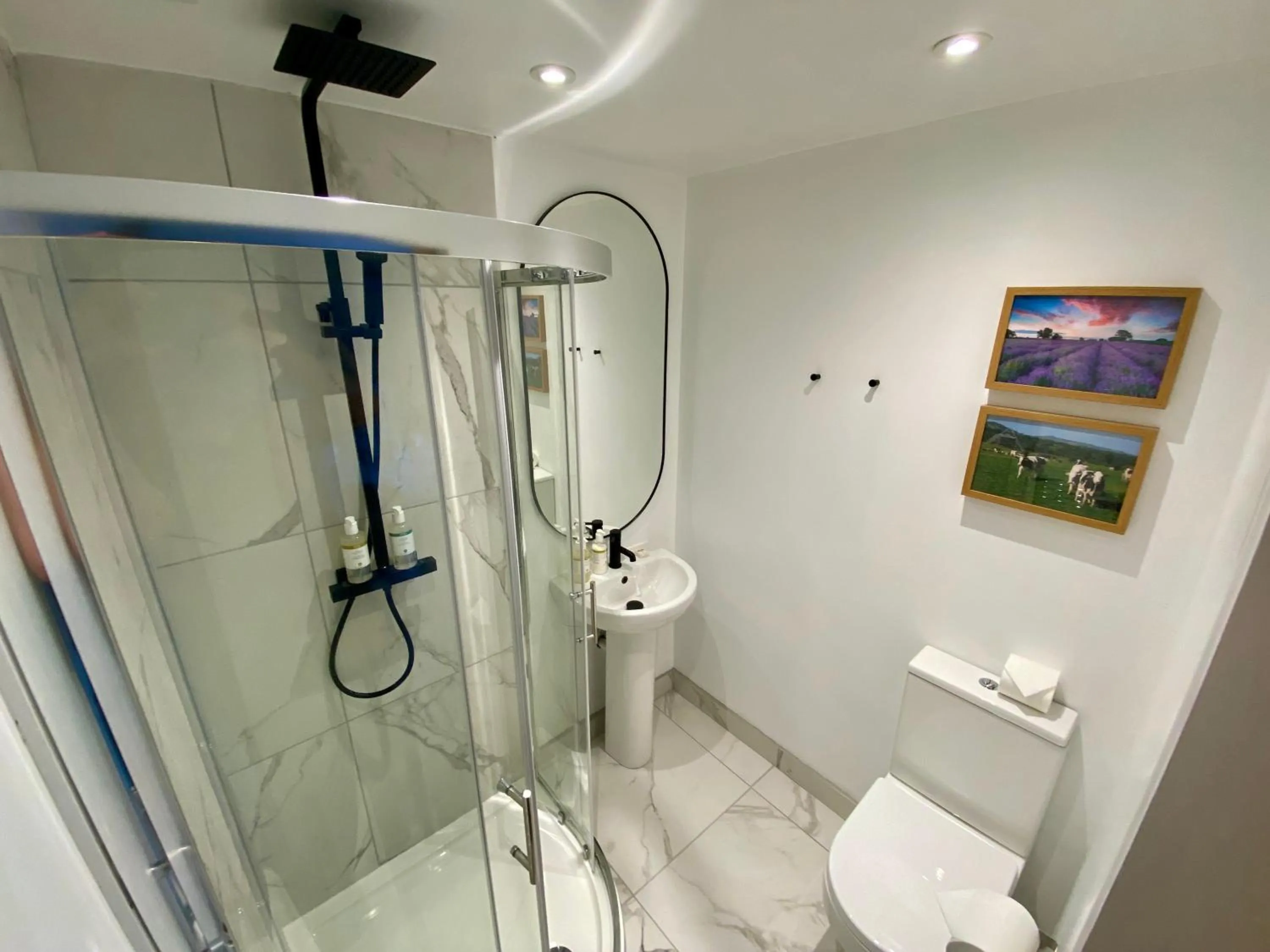 Bathroom in The Lion at West Pennard