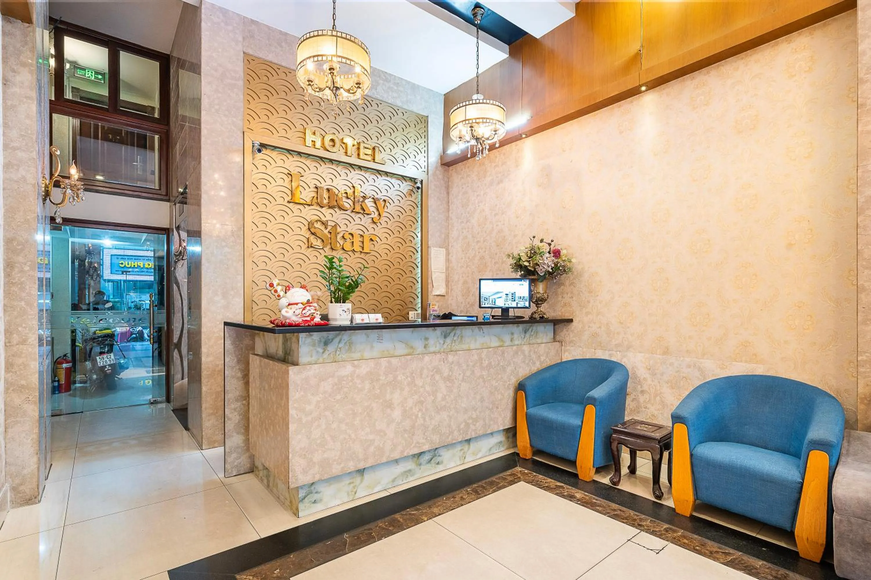 Lobby or reception in Lucky Star Hotel 146 Nguyen Trai