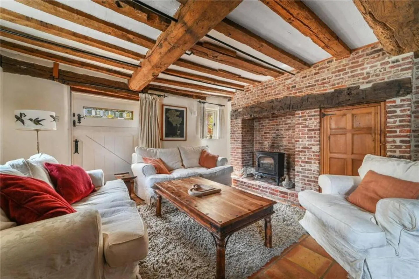 Living room in Unique Home in Prime Location in Dedham