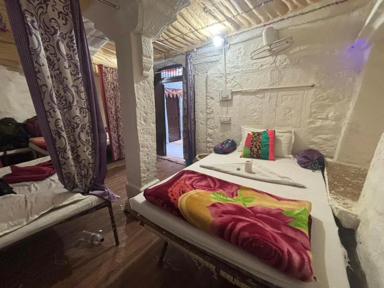 Bed in Shiva Guest House