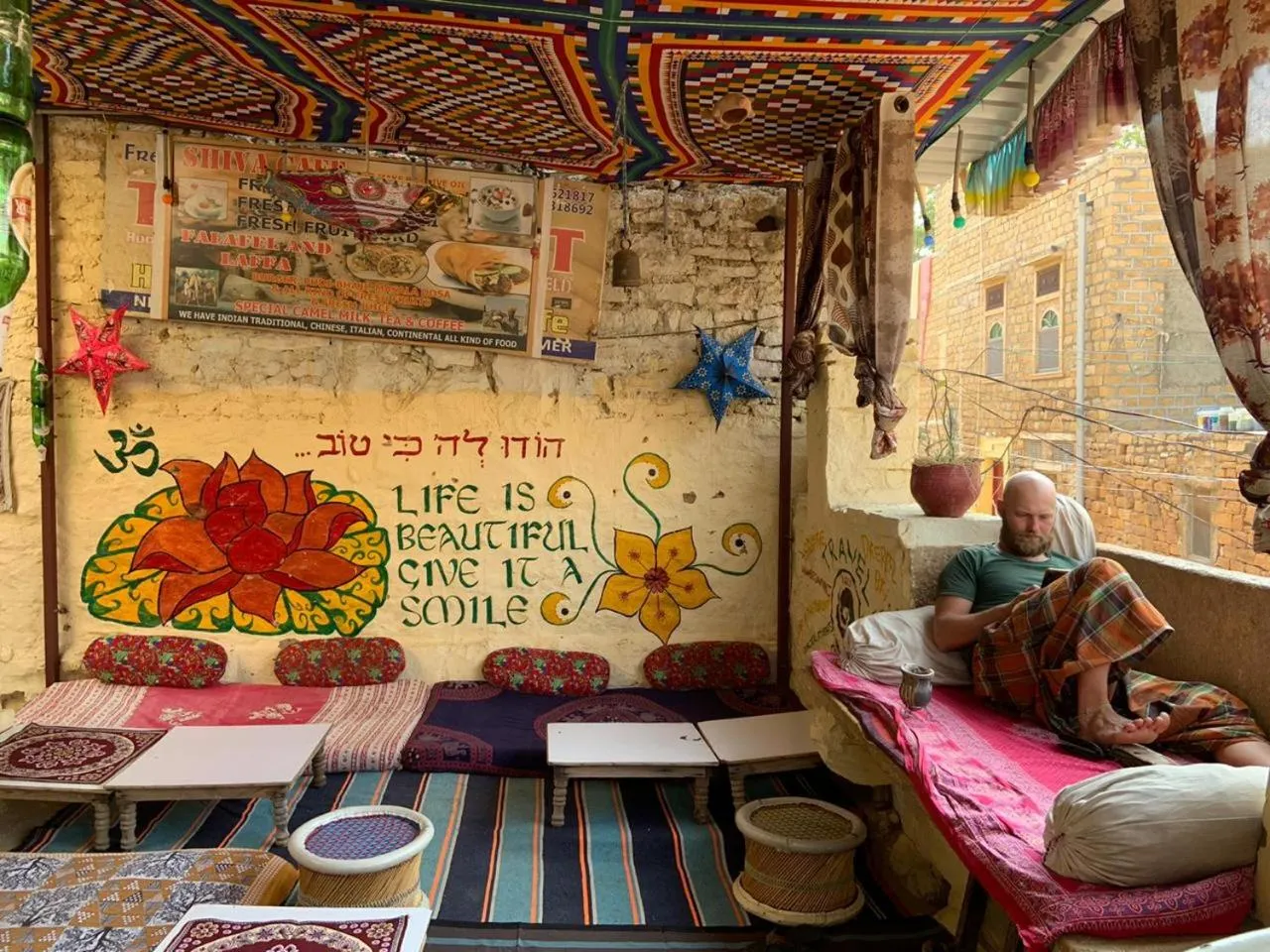 Lounge or bar in Shiva Guest House