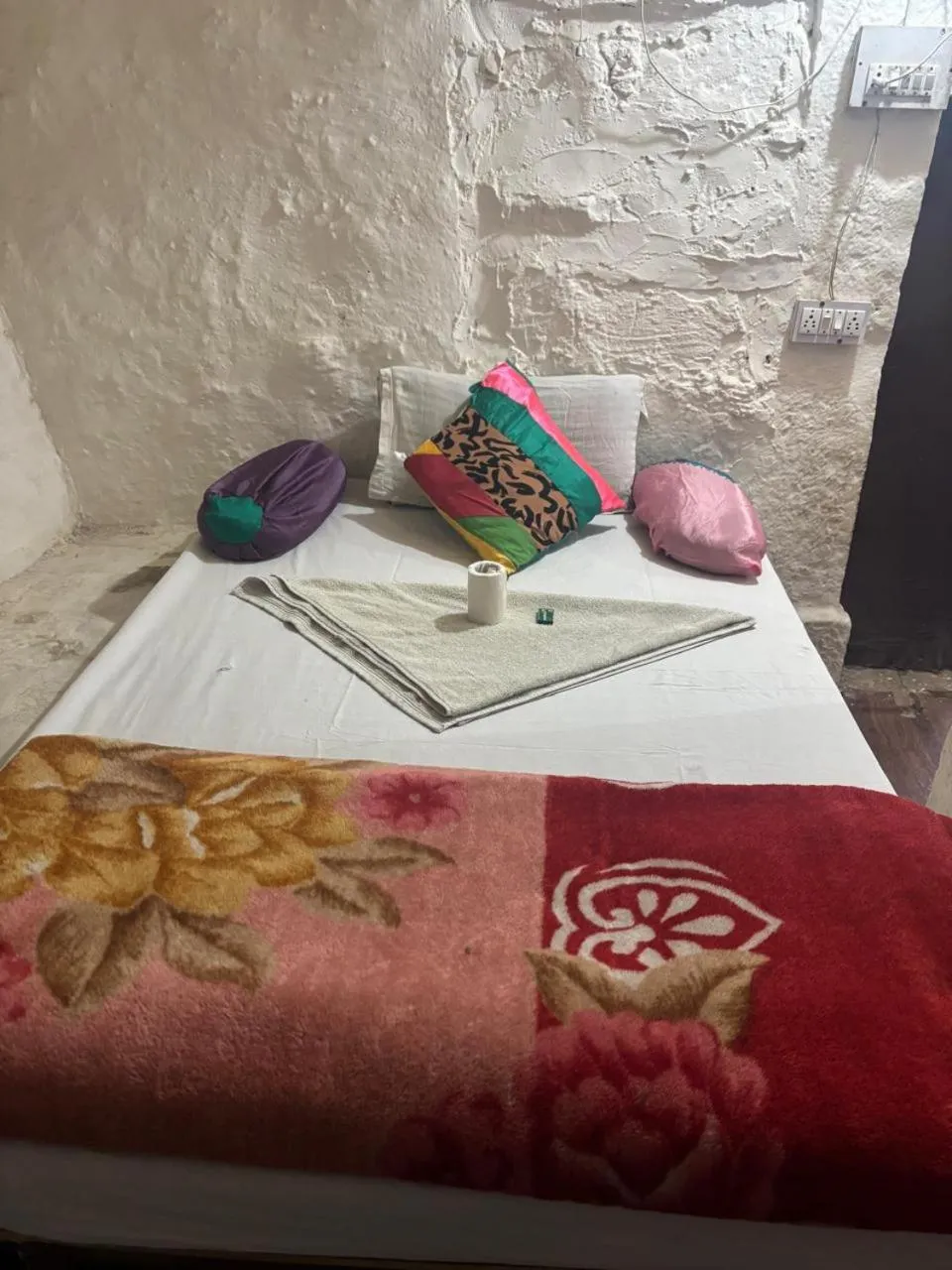 Bed in Shiva Guest House