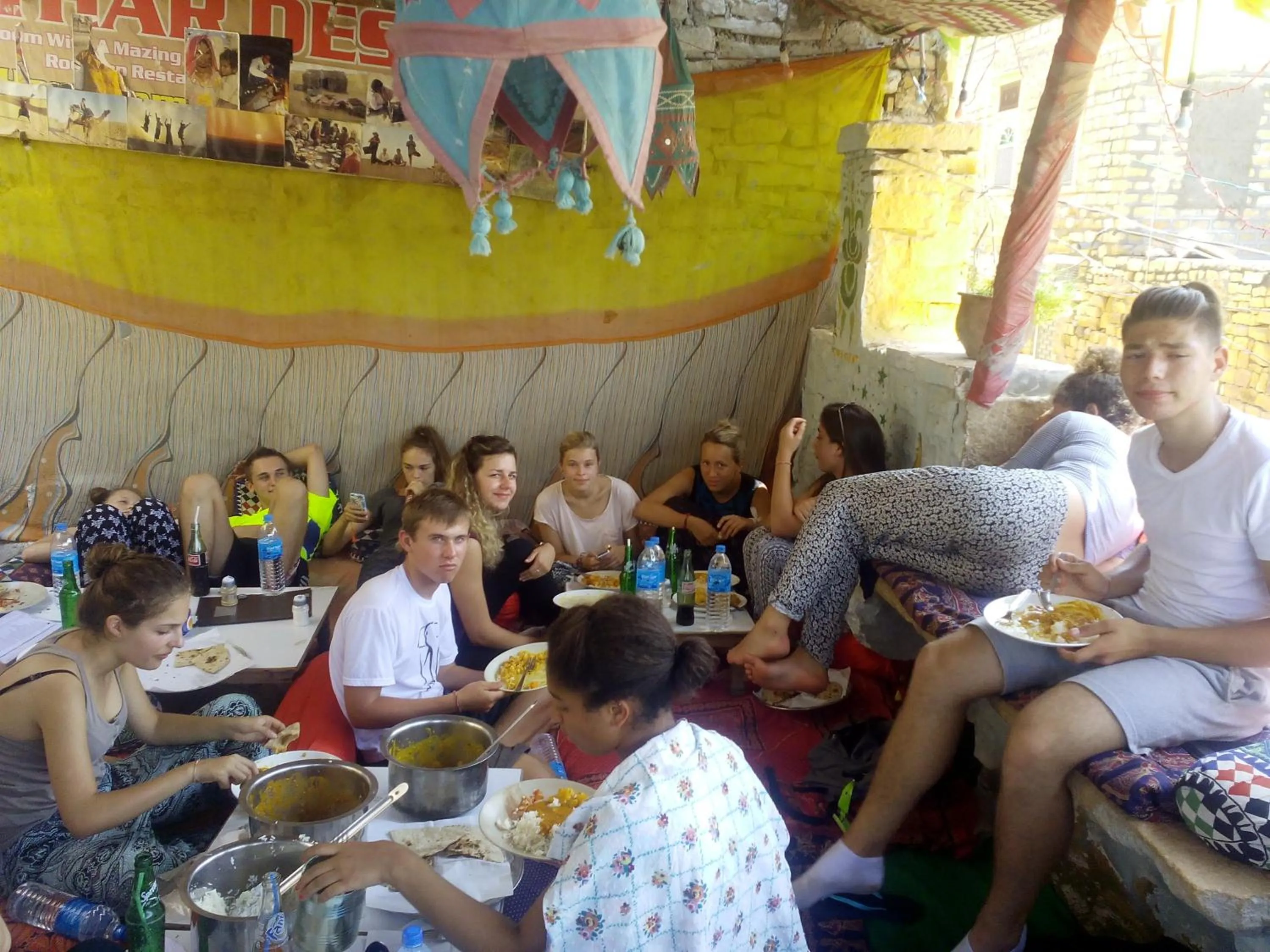 Communal lounge/ TV room in Shiva Guest House