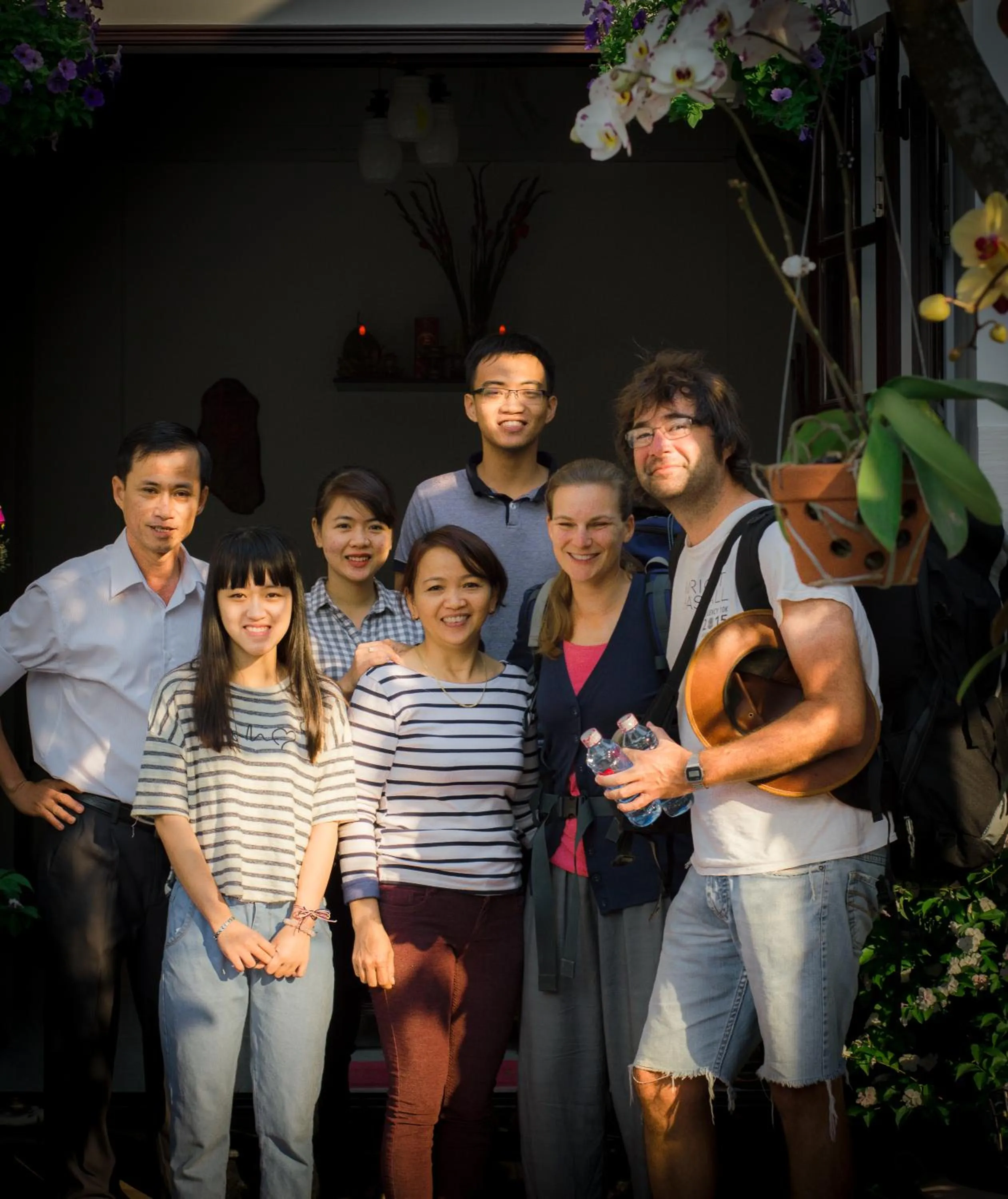 group of guests, Family in HaLo HomeStay