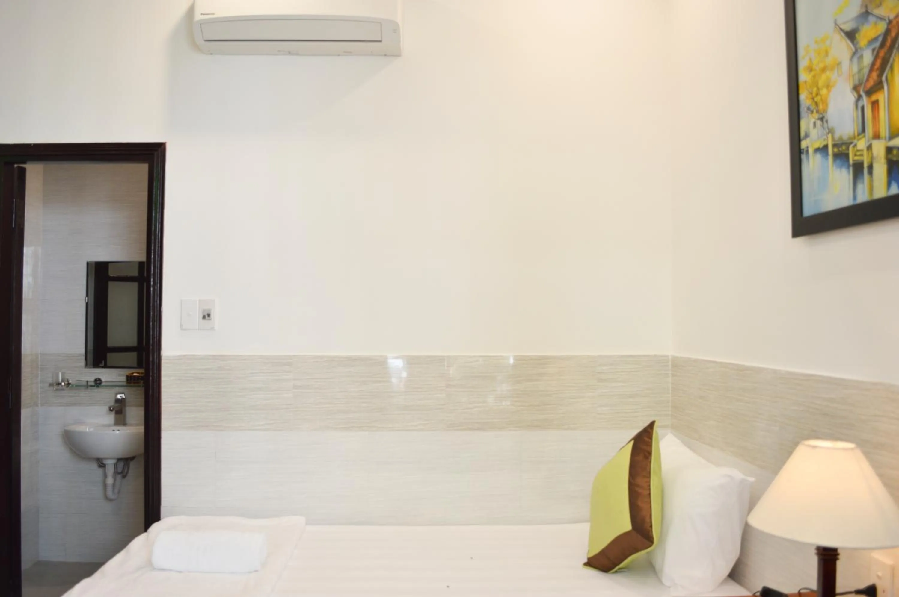 Bed, Bathroom in HaLo HomeStay