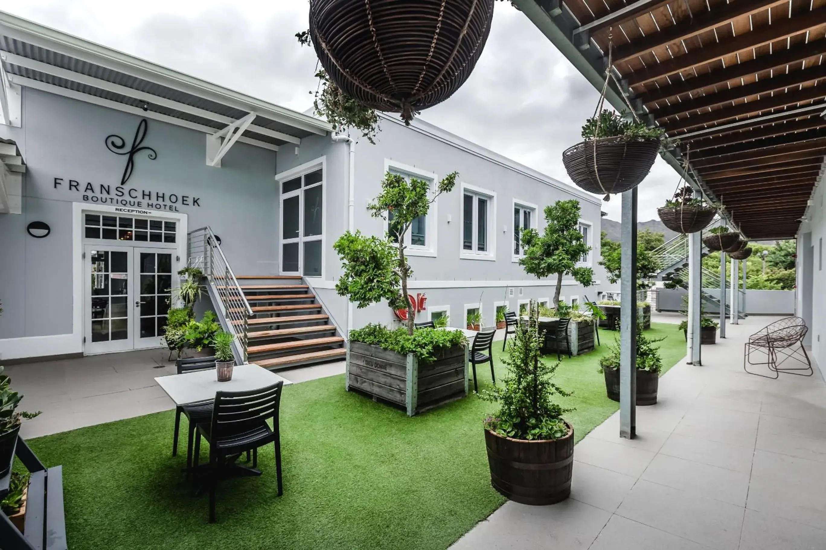 Facade/entrance in Franschhoek Boutique Hotel - Lion Roars Hotels & Lodges Facade/entrance in Franschhoek Boutique Hotel - Lion Roars Hotels & Lodges