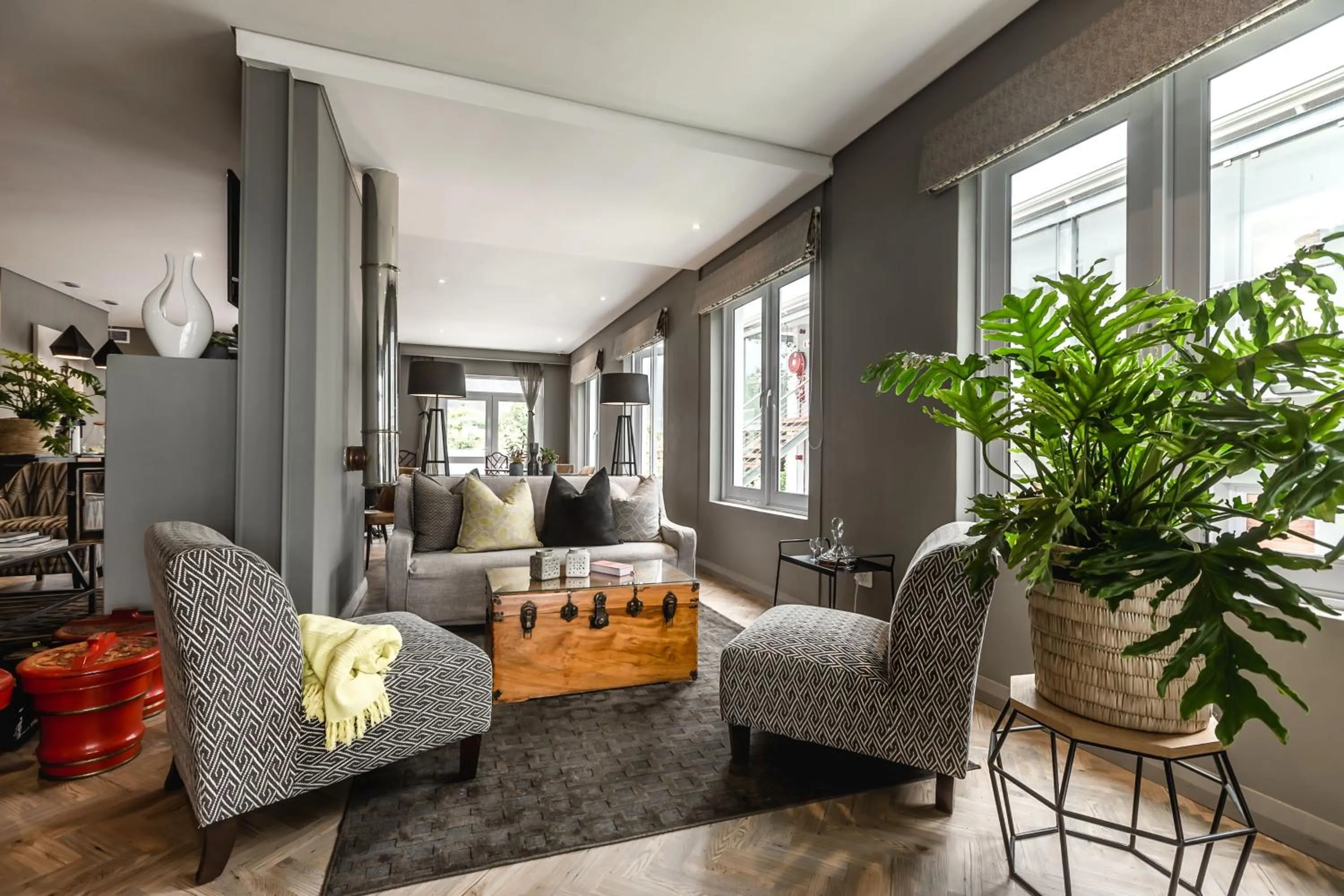 Living room in Franschhoek Boutique Hotel - Lion Roars Hotels & Lodges