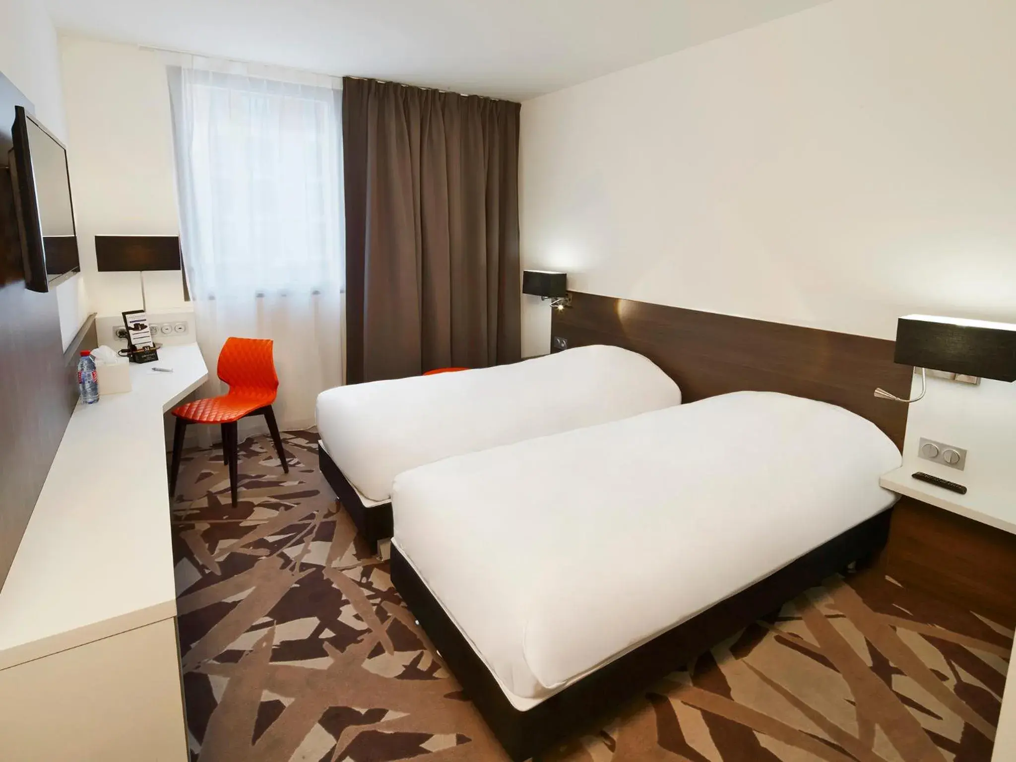 Twin Room in Kyriad Troyes Centre Twin Room in Kyriad Troyes Centre