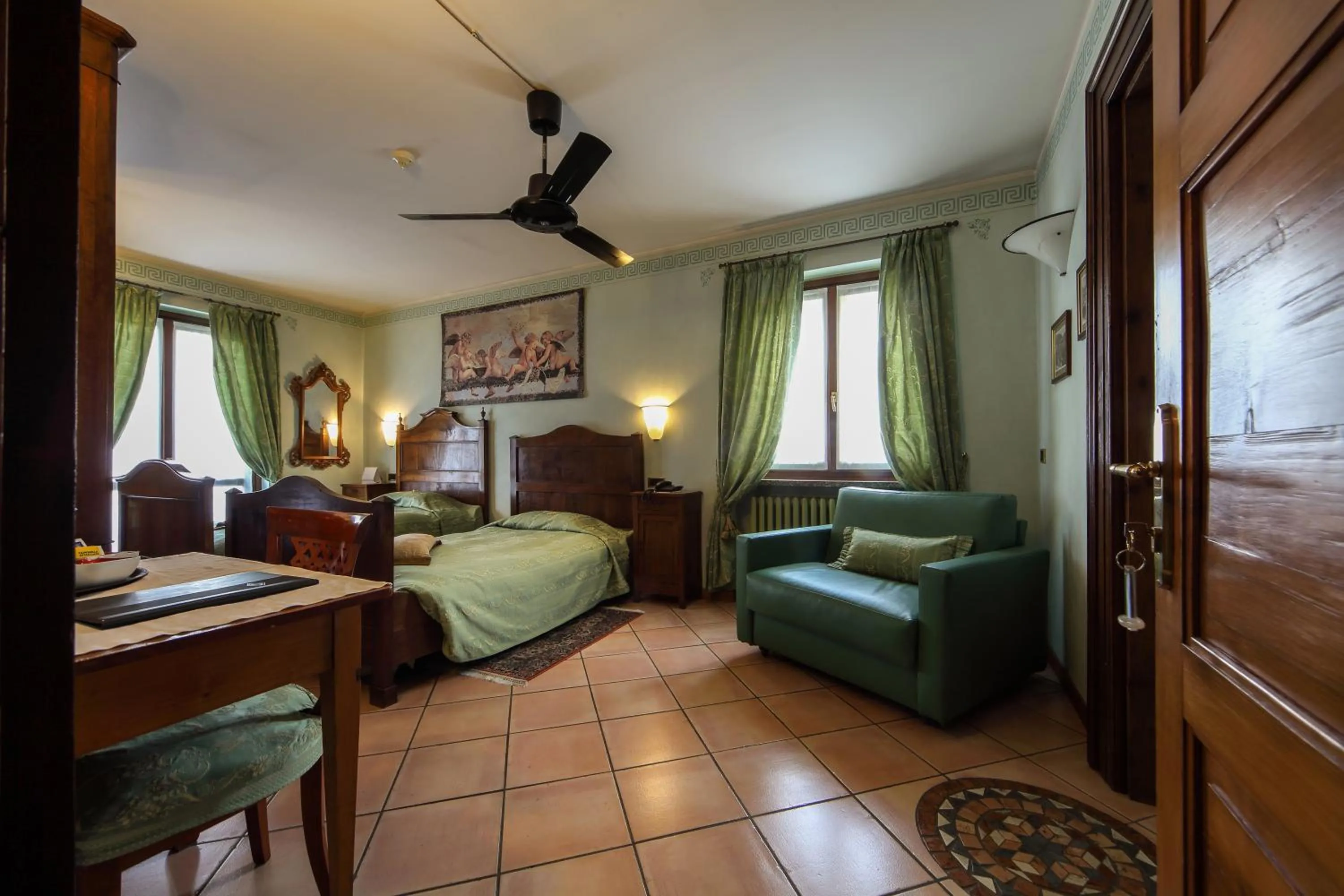 Photo of the whole room, Bed in Albergo Ristorante Conca Azzurra
