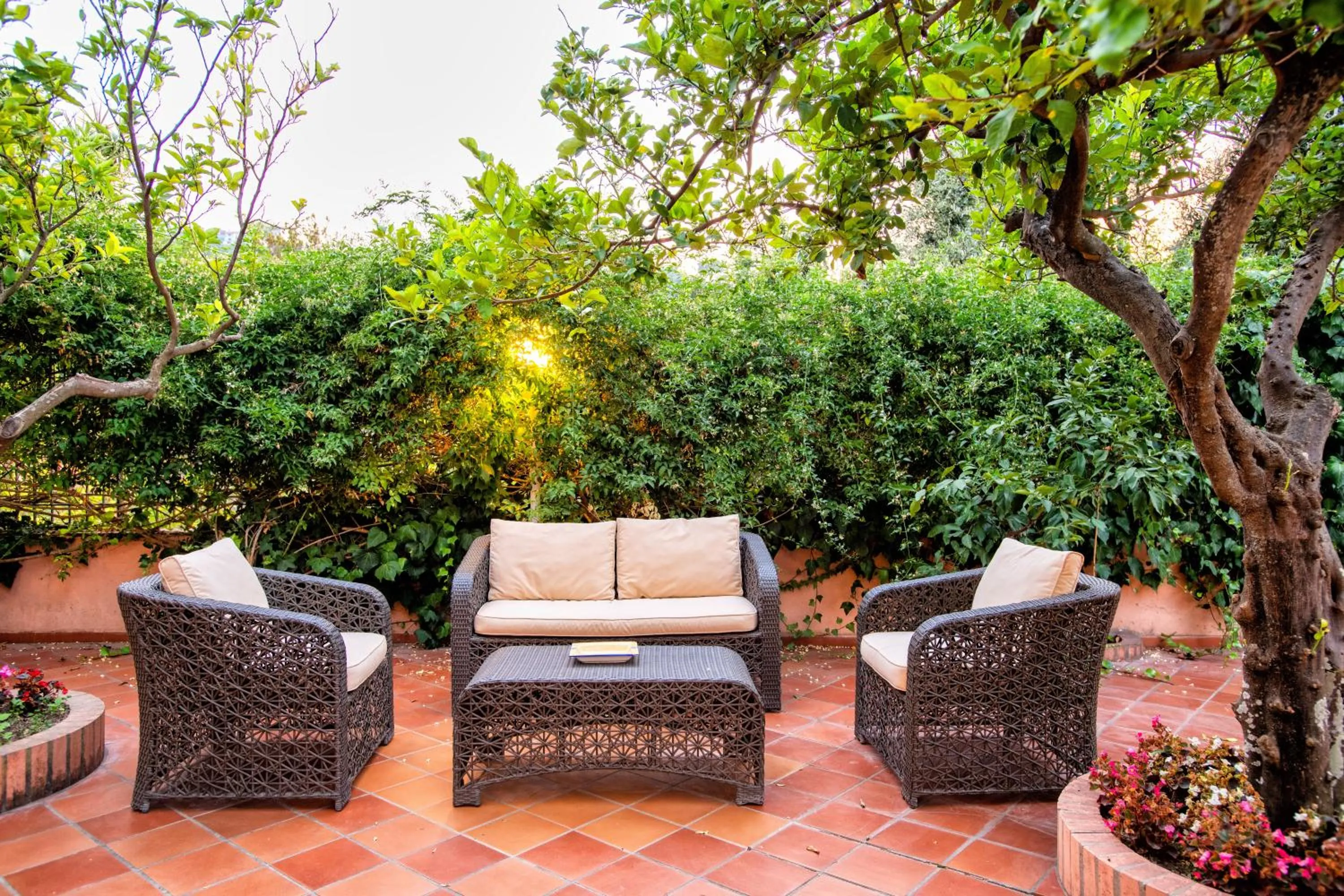 Patio in Boutique Hotel Regina