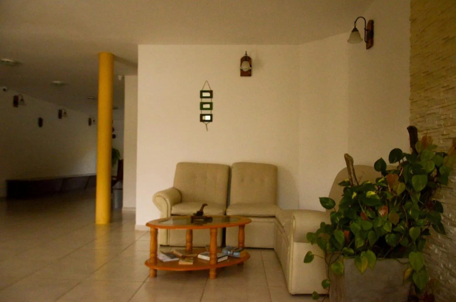 Living room in Hosteria Alma de Patagonia