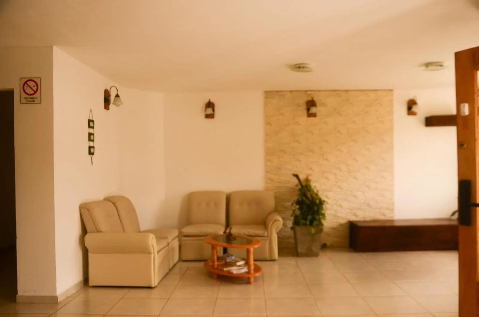 Living room in Hosteria Alma de Patagonia