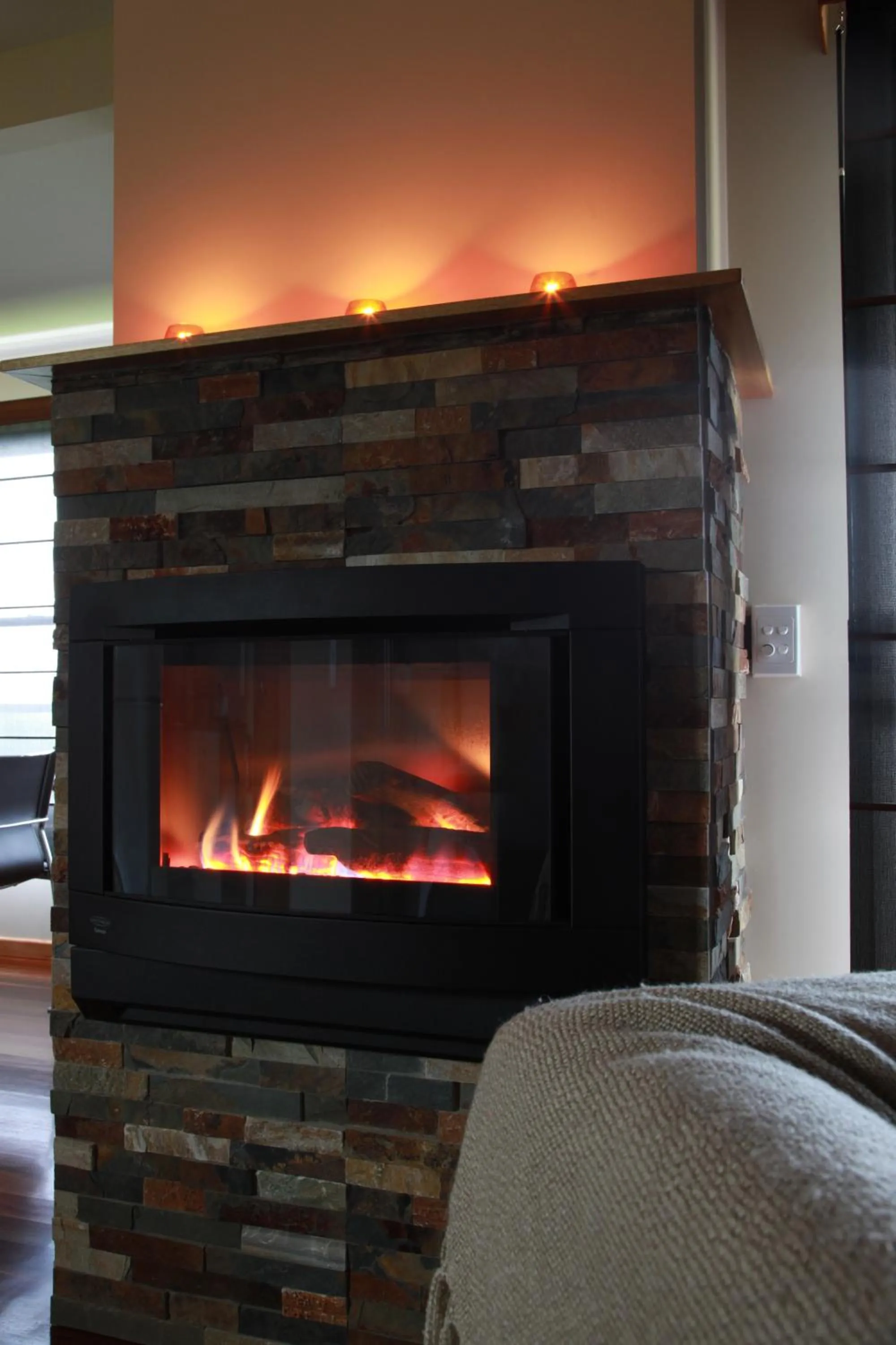 Living room in Blue Summit Cottages