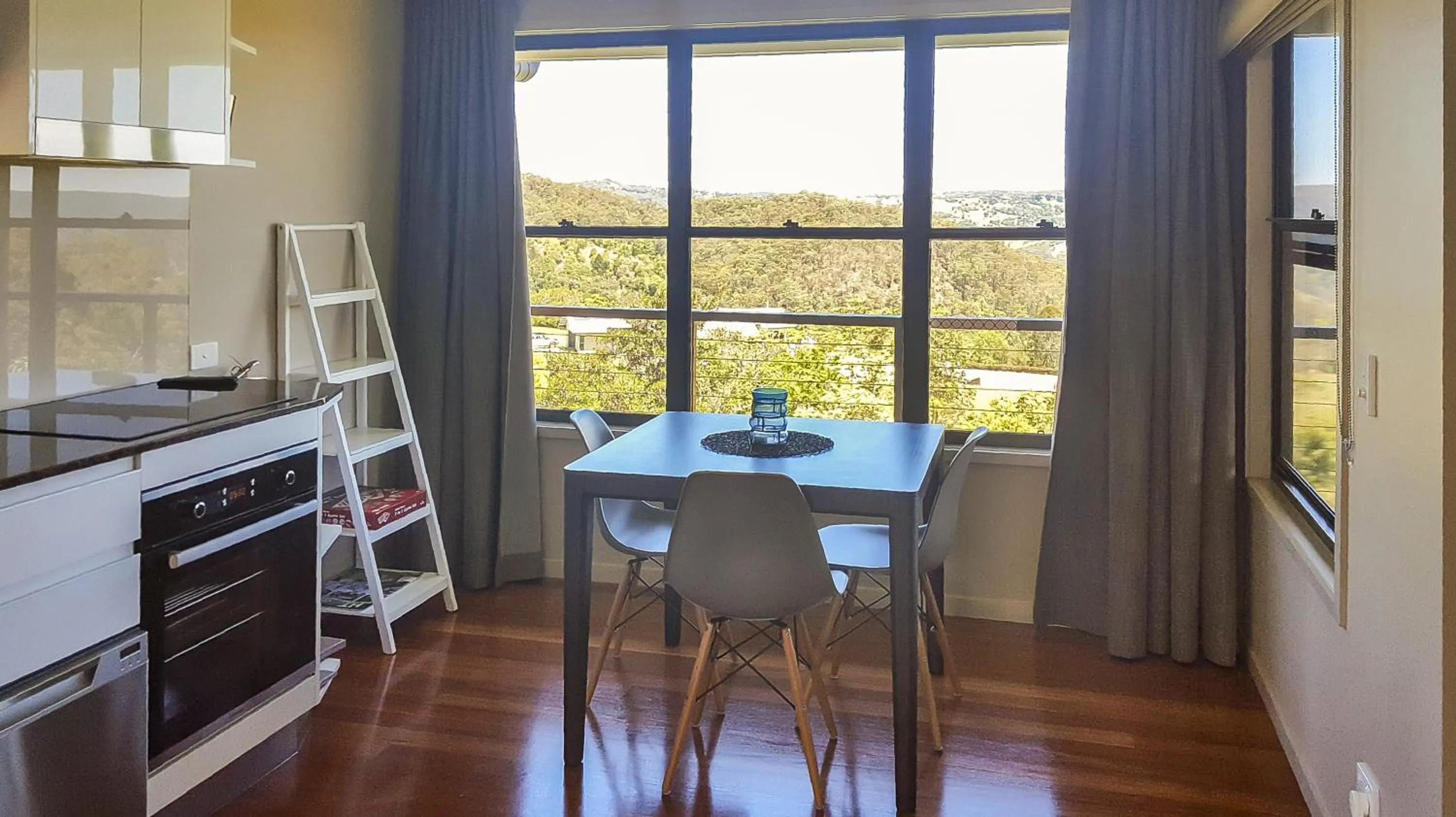 Seating area in Blue Summit Cottages