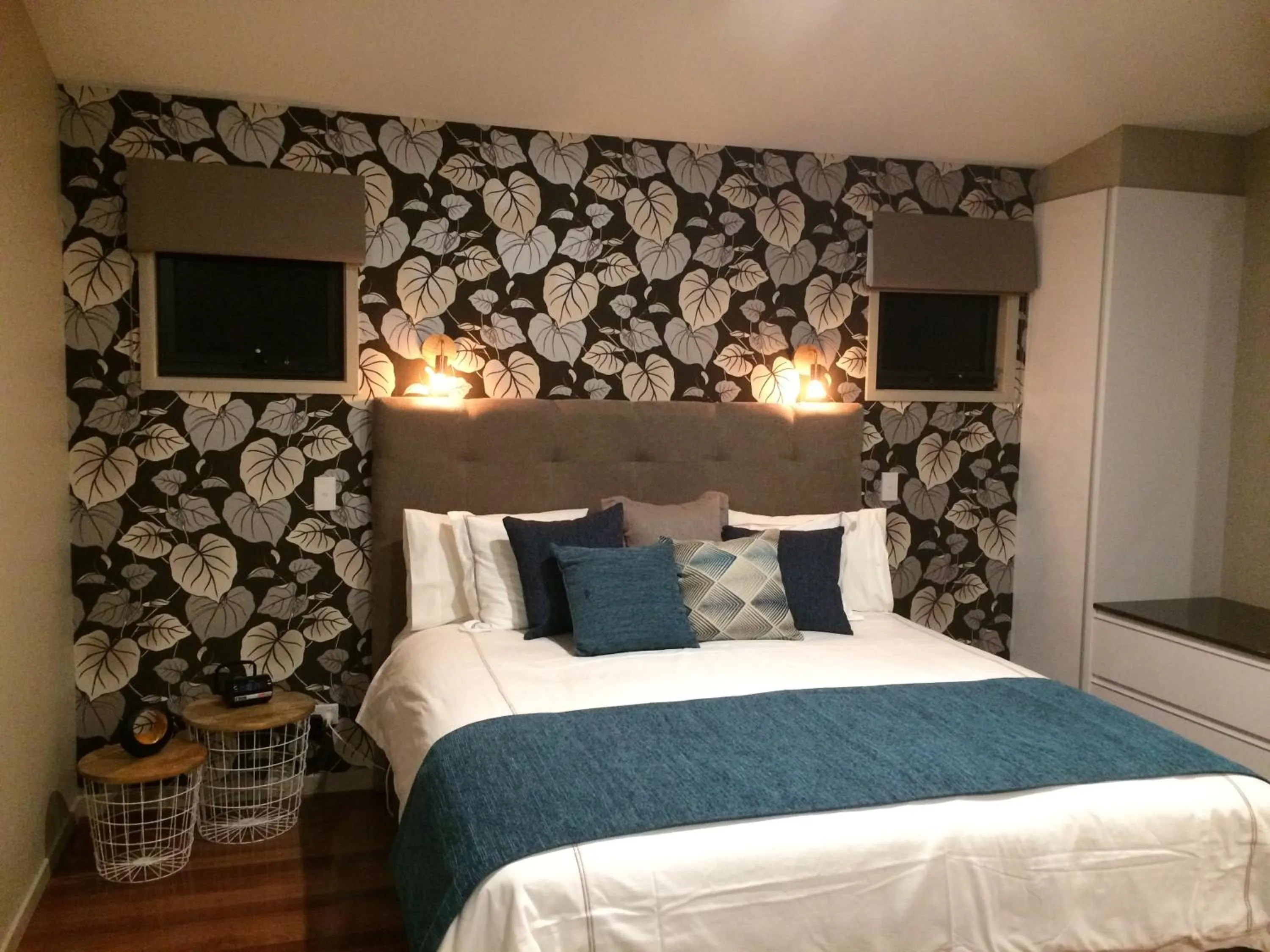 Bed in Blue Summit Cottages